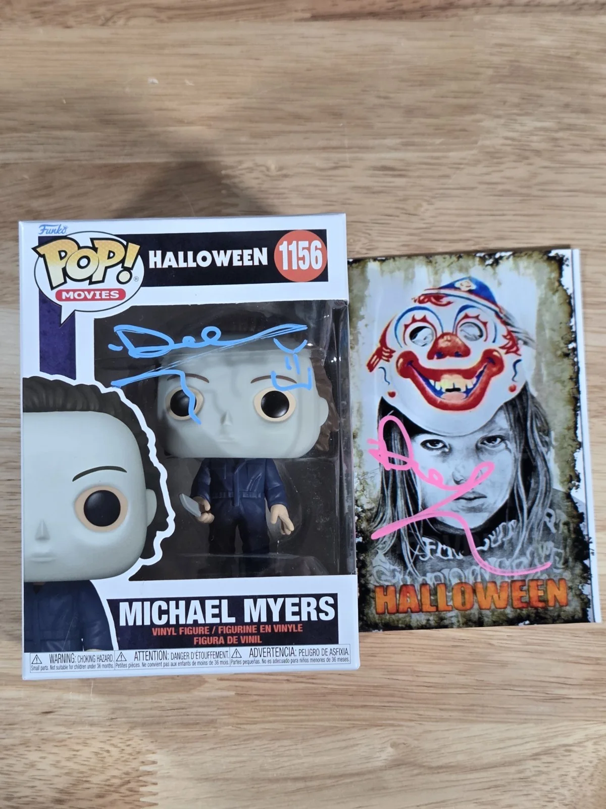 daeg faerch — Dawg Faerch Michael Myers Funko Pop Auto Signed Swau Coa #1156 with Protector