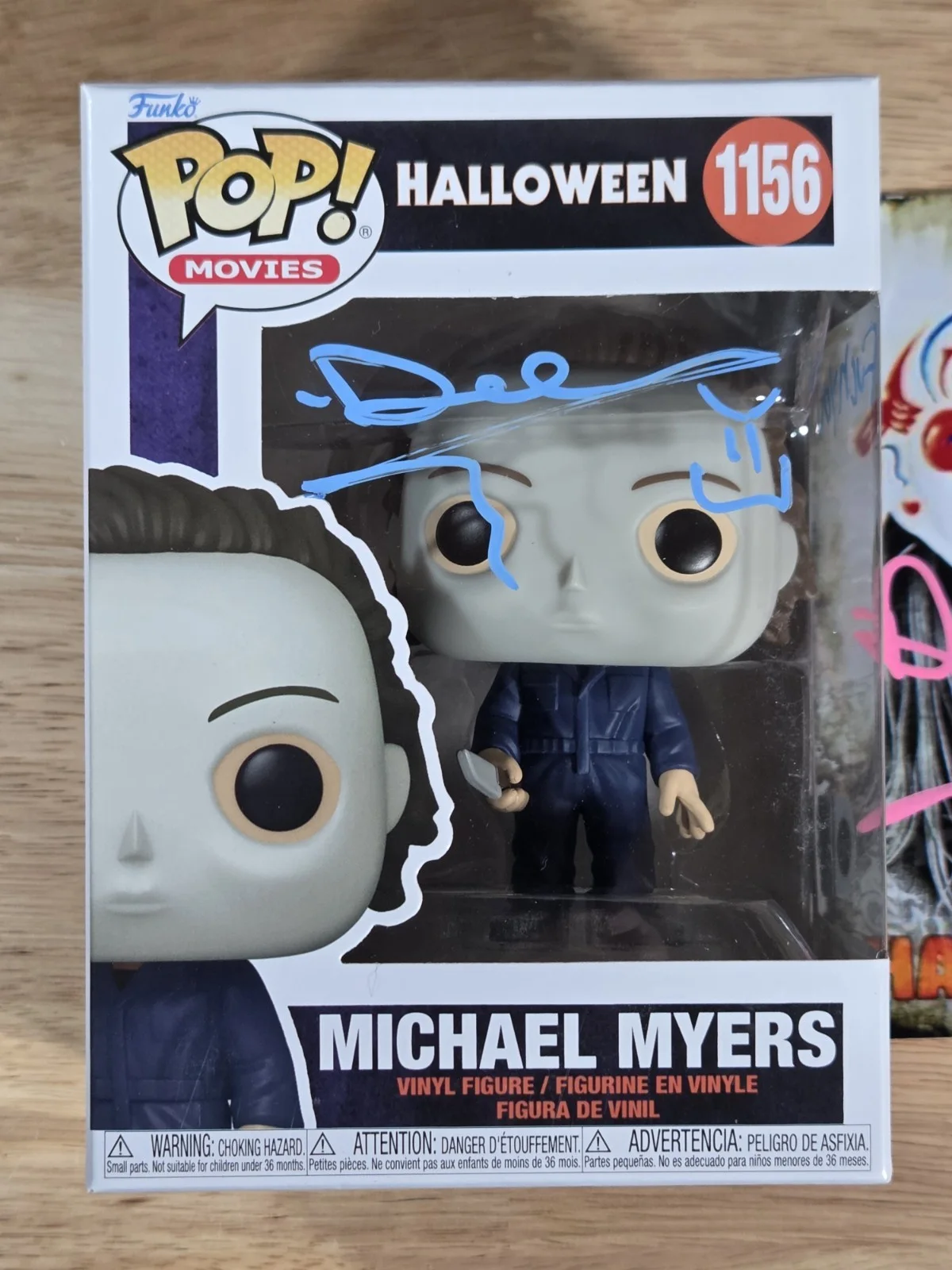 daeg faerch — Dawg Faerch Michael Myers Funko Pop Auto Signed Swau Coa #1156 with Protector, изображение 2