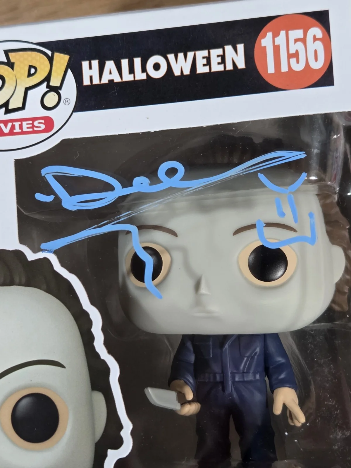 daeg faerch — Dawg Faerch Michael Myers Funko Pop Auto Signed Swau Coa #1156 with Protector, изображение 3