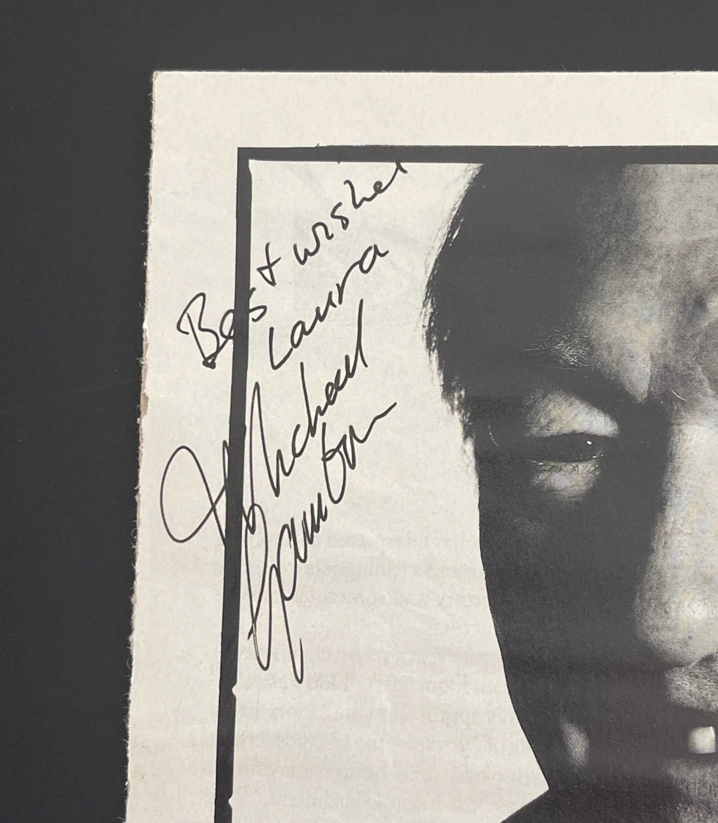 MICHAEL GAMBON Harry Potter: Signed Celebrity Magazine Photo 7 x 8” / KSK, image 2