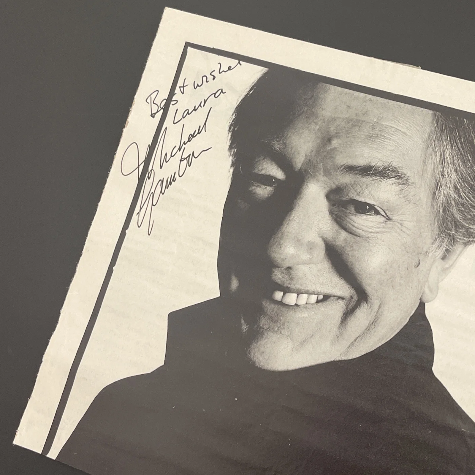 MICHAEL GAMBON Harry Potter: Signed Celebrity Magazine Photo 7 x 8” / KSK, image 3
