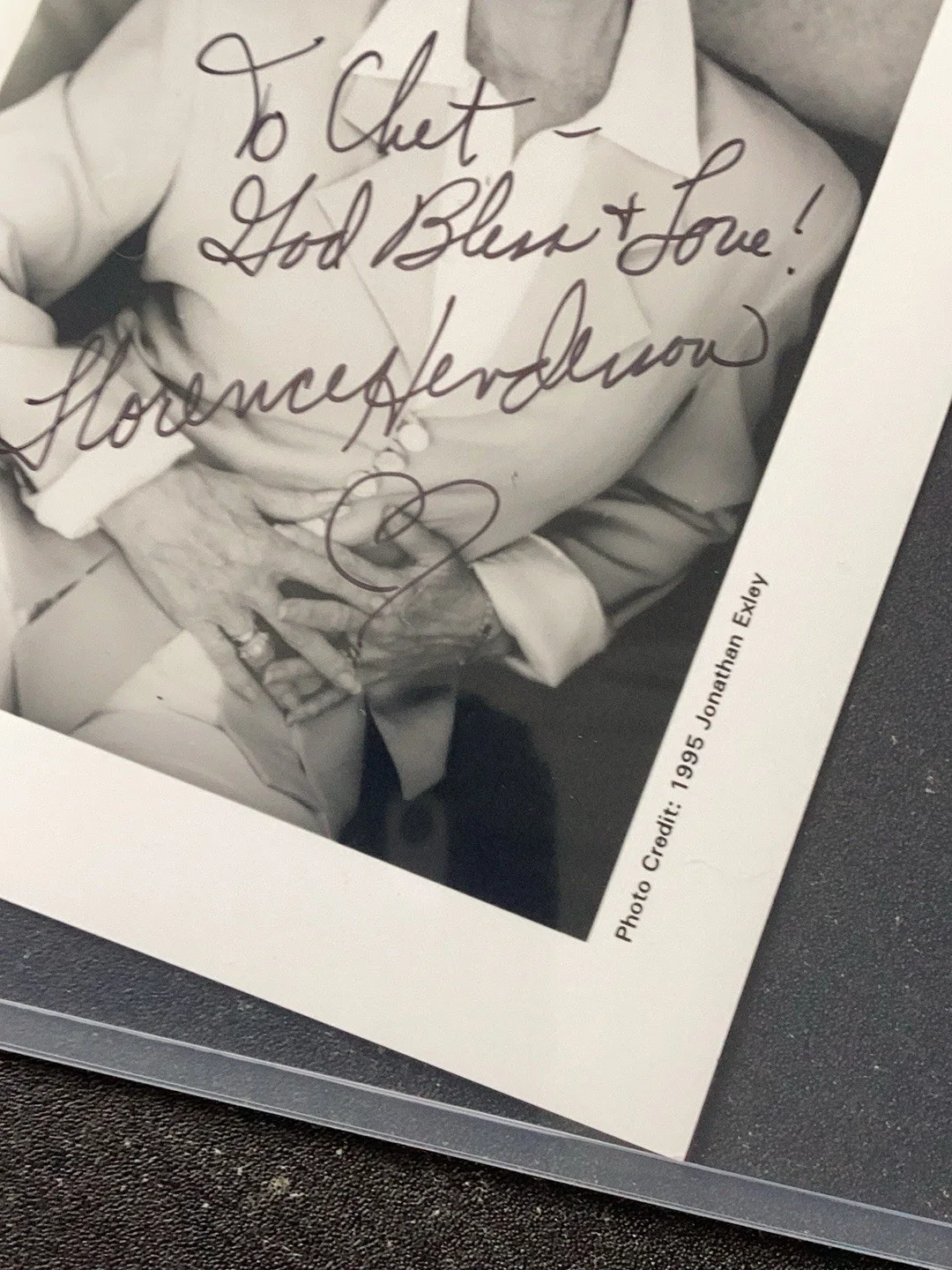 Florence Henderson Autographed/Signed 4x6 Photo Brady Bunch, изображение 2