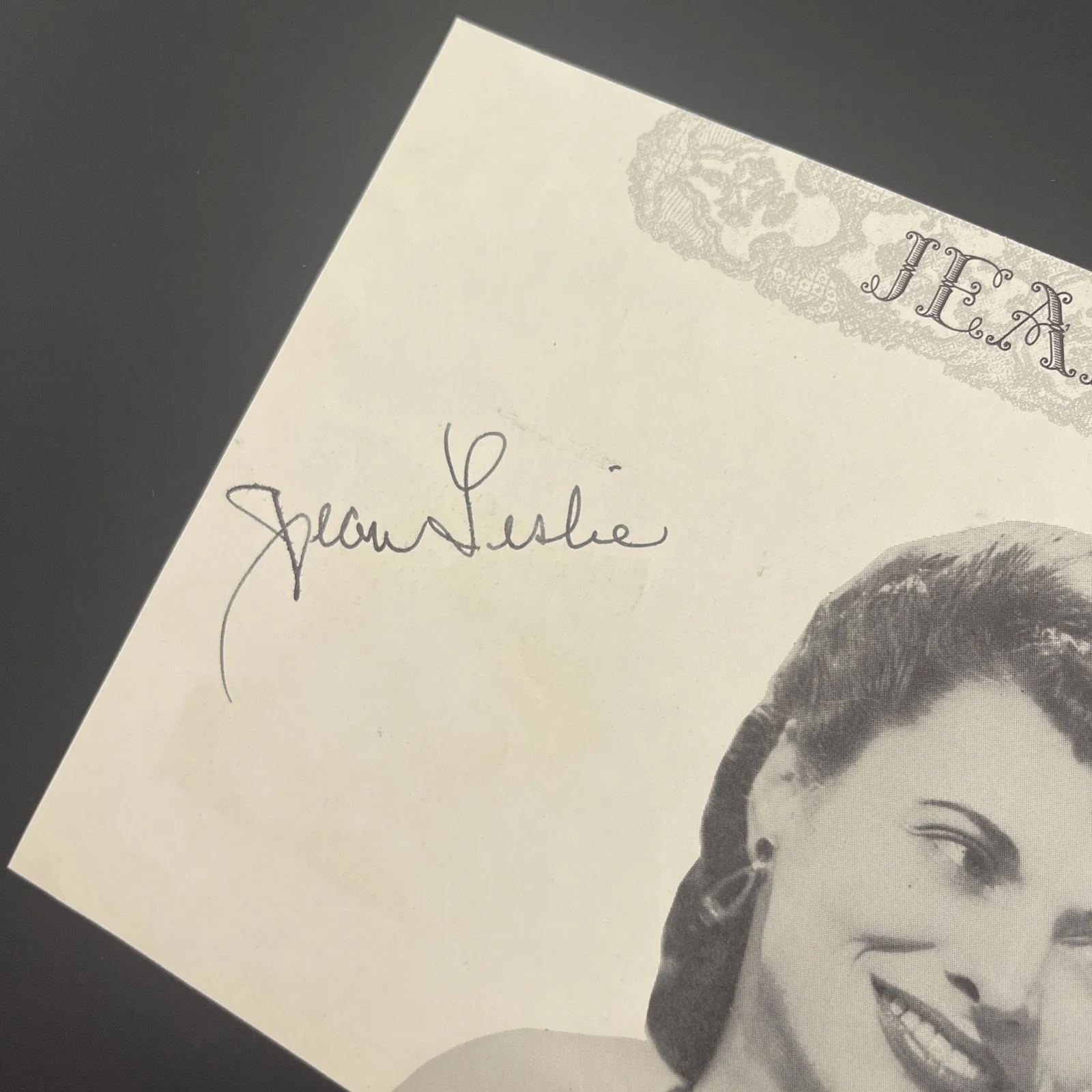 JEAN LESLIE Broadway Actress: Signed Original Celebrity Program 6 x 8” / KSK, image 3