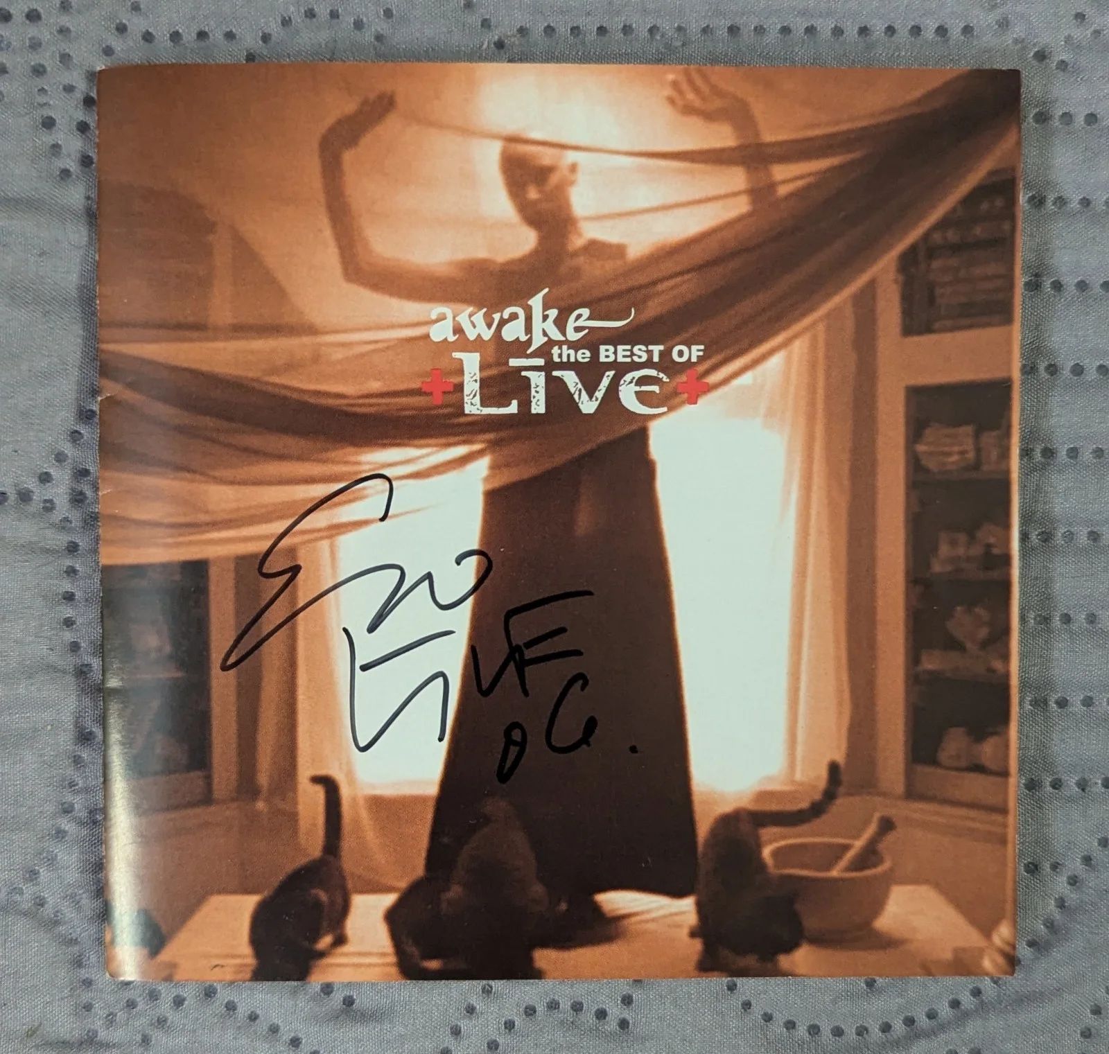 Autographed Live ED Kowalczyk Awake CD & Photo, image 2