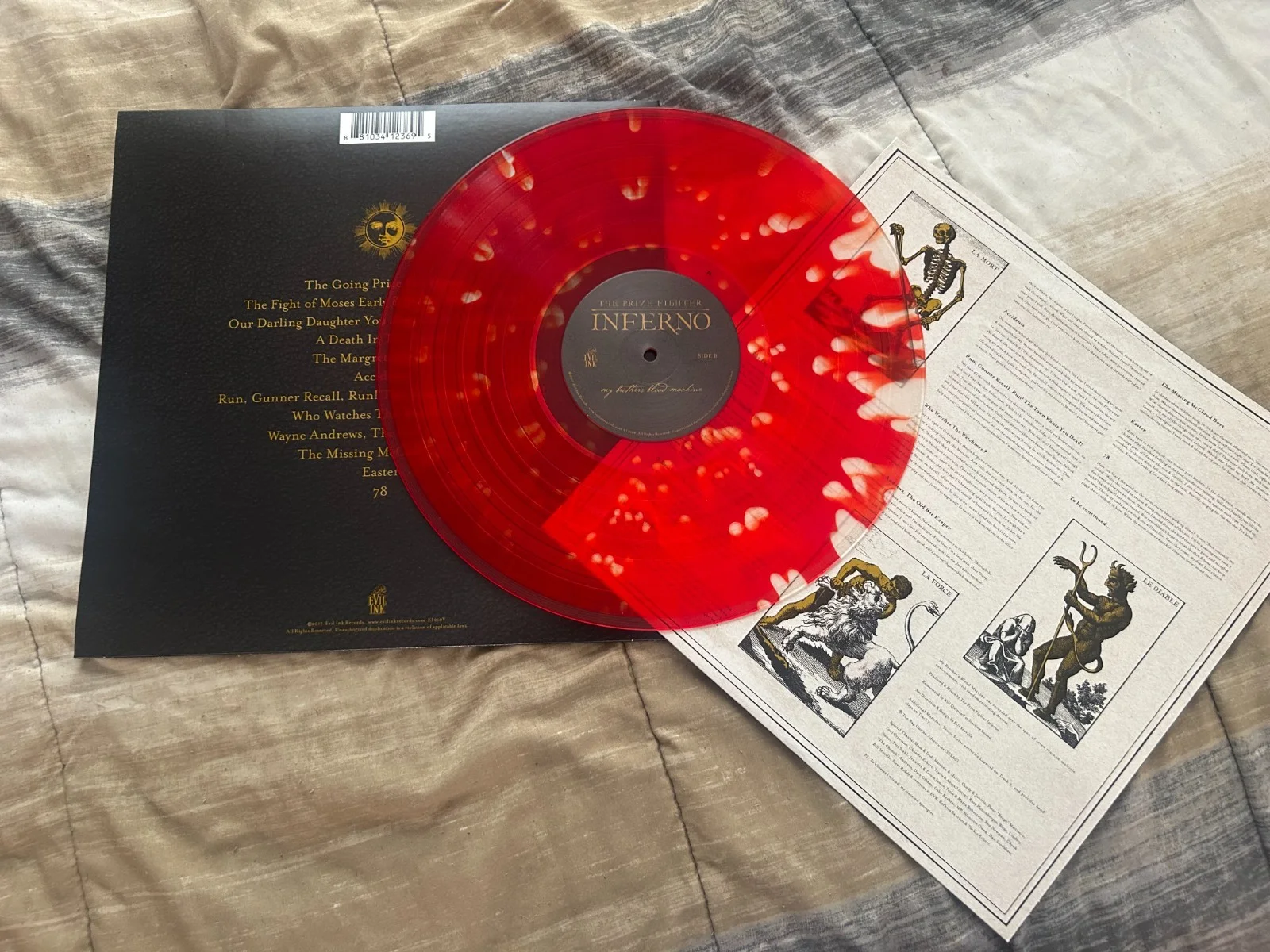 PRIZE FIGHTER INFERNO “My Brother’s Blood Machine” VINYL *SIGNED SLEEVE, изображение 2