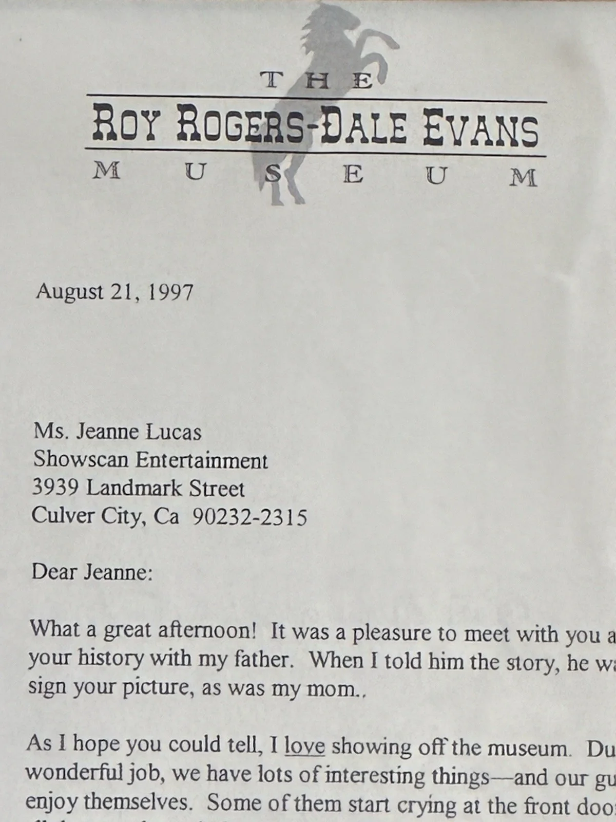 Roy Rogers Dale Evans Dual Signed Photo + Rogers Family Provenance Letter 1997, изображение 5