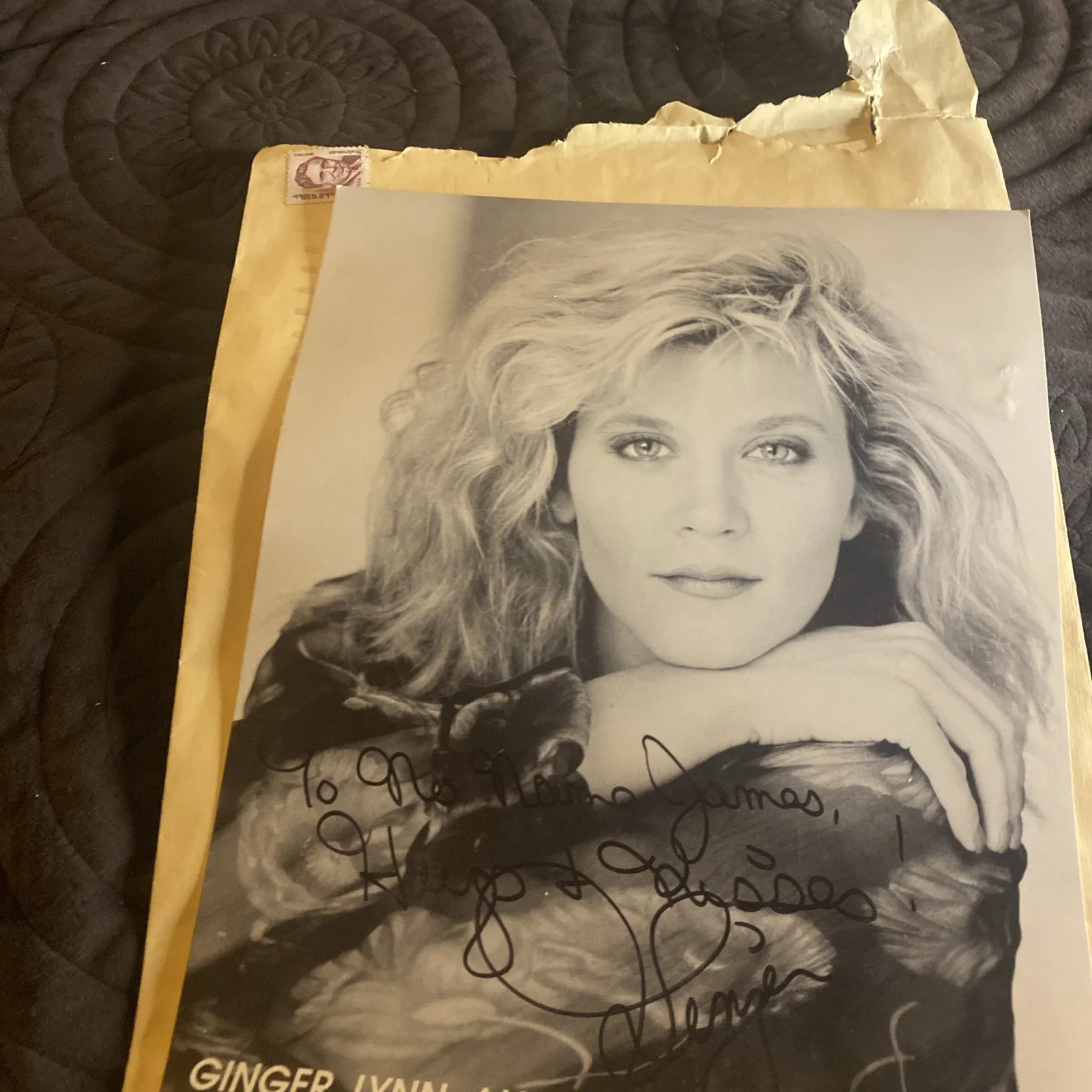 Ginger Lynn — Ginger Lynn Allen "The Devil's Rejects" AUTOGRAPH Signed Photo 'To No Name James, изображение 5