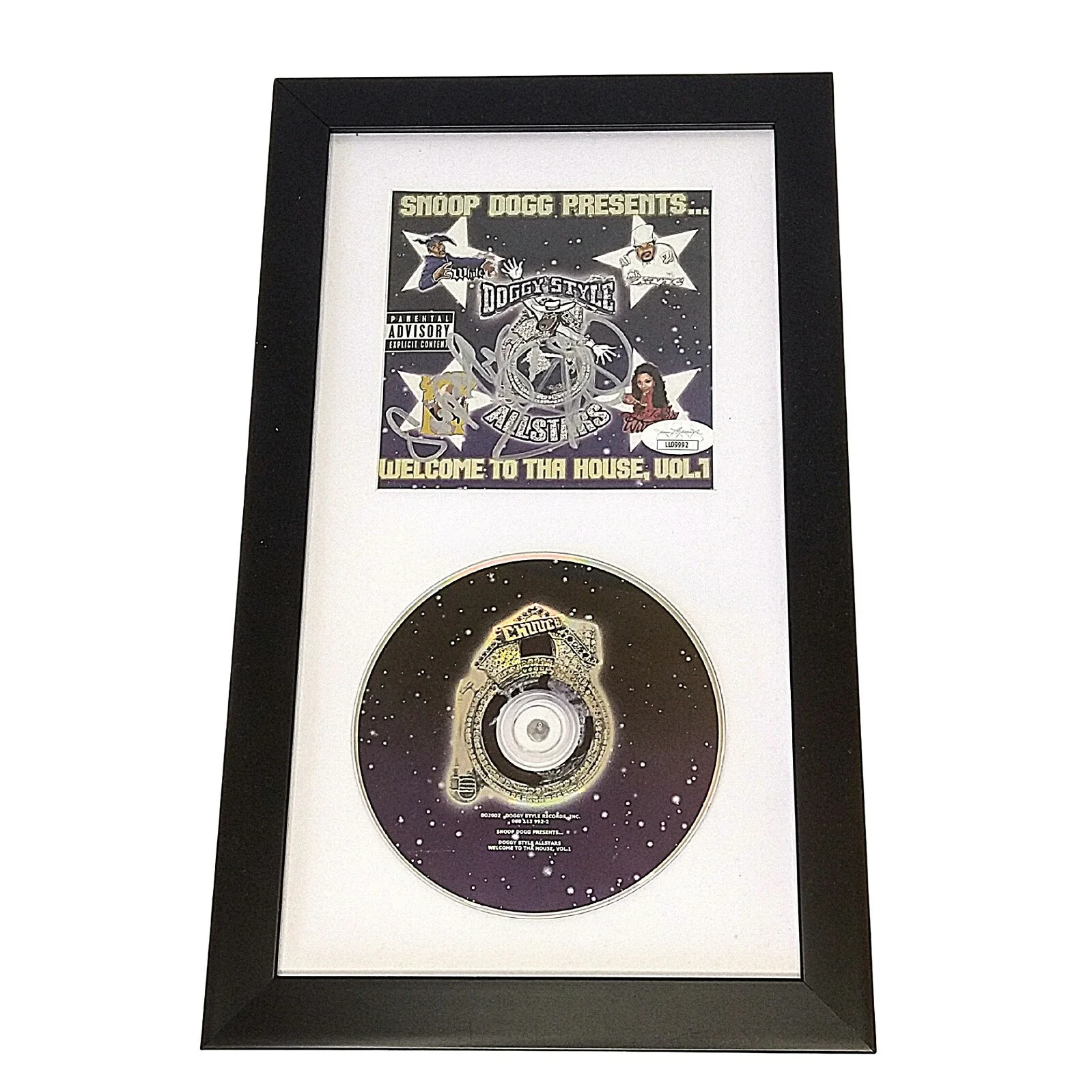 Snoop Dogg Soopafly Signed Welcome To Tha House Vol 1 Framed CD JSA COA Hip Hop, изображение 2