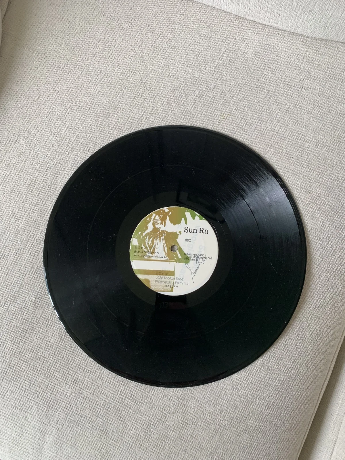 VERY RARE Authentic Sun Ra *Autographed* “Days of Happiness” Vinyl EPPERSON, изображение 3
