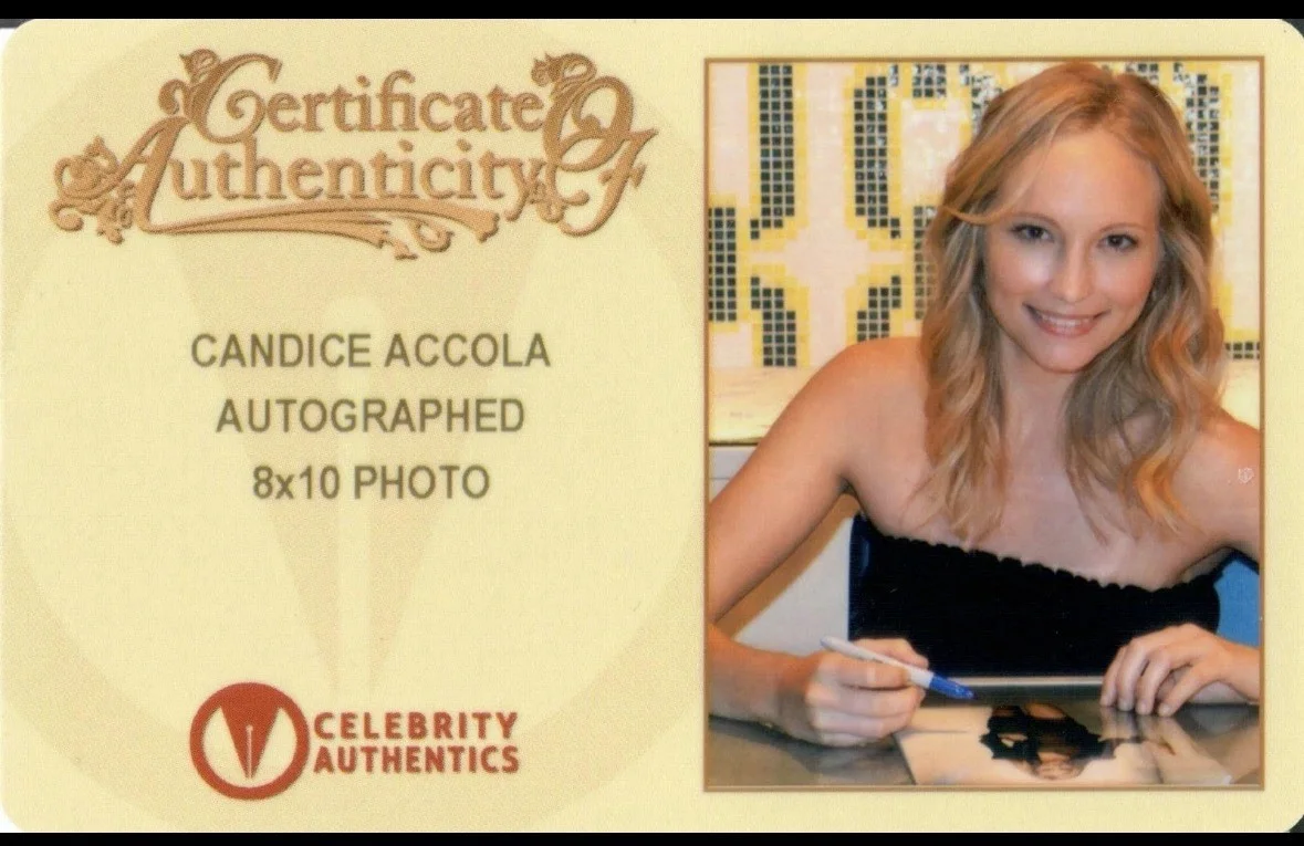 Candice Accola — Candice Accola Autographed 8x10 Signed photo Vampire Diaries & FSD SEXY, изображение 2