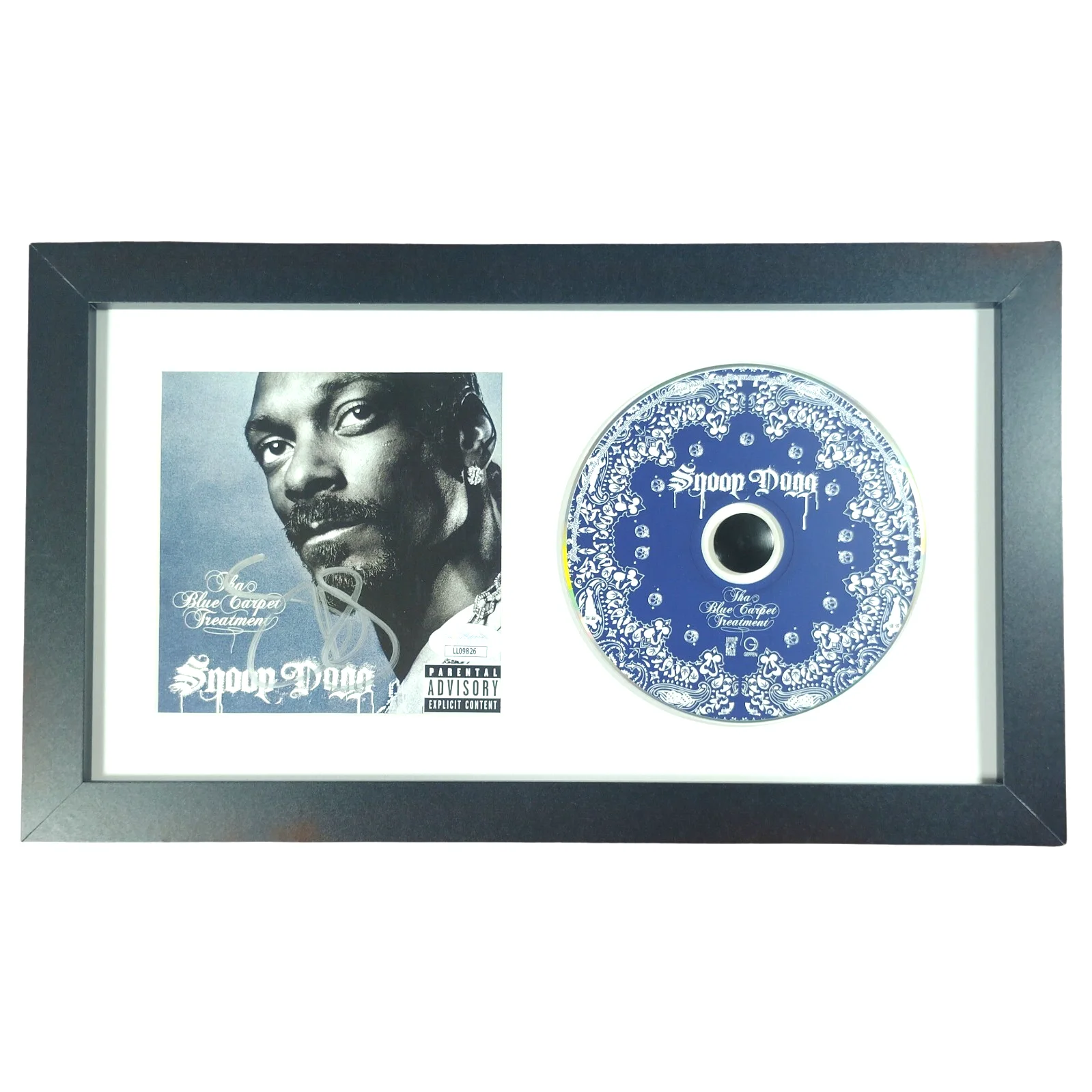 Snoop Dogg — Snoop Dogg Signed Tha Blue Carpet Treatment CD Framed Display JSA Rap Hip Hop
