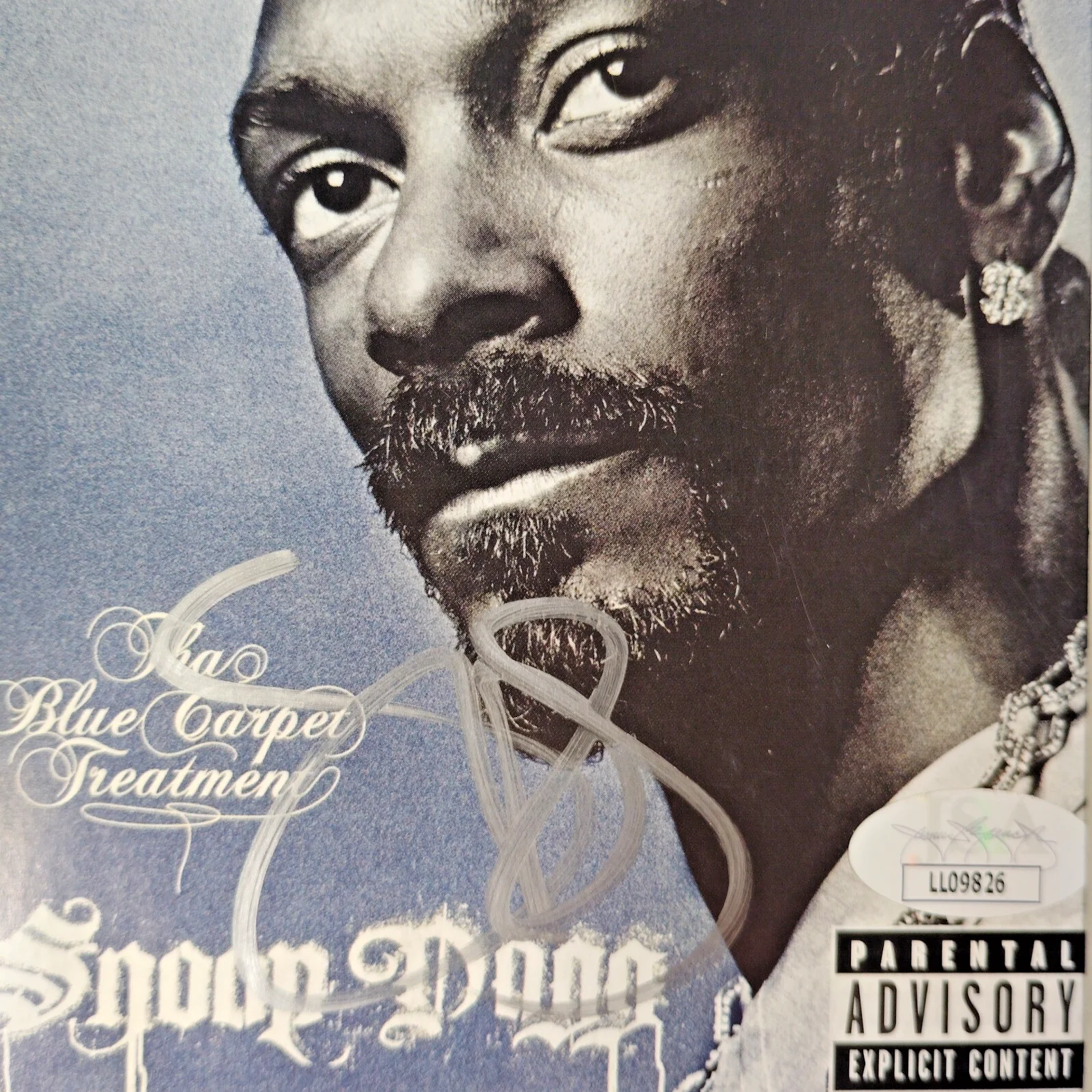 Snoop Dogg — Snoop Dogg Signed Tha Blue Carpet Treatment CD Framed Display JSA Rap Hip Hop, image 3
