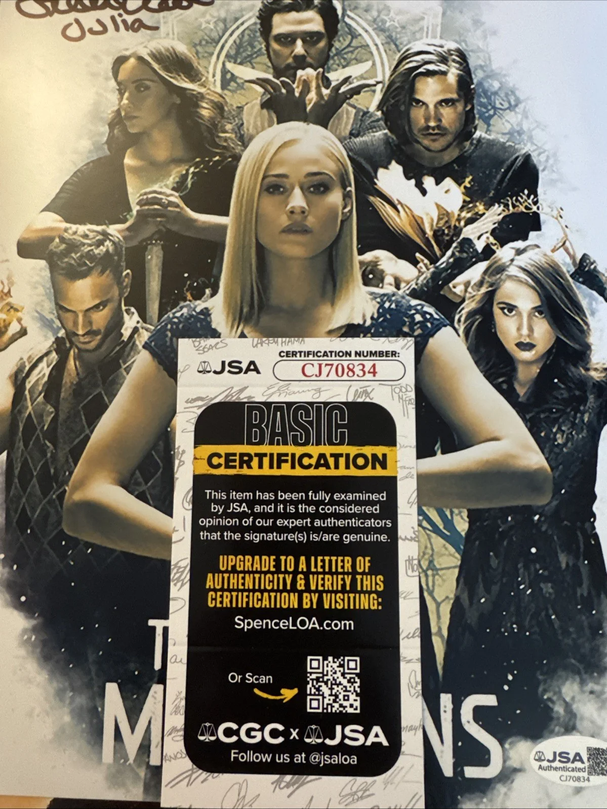 Stella Maeve — Stella Maeve autographed signed Inscribed 8x10 photo JSA COA The Magicians Julia, image 3