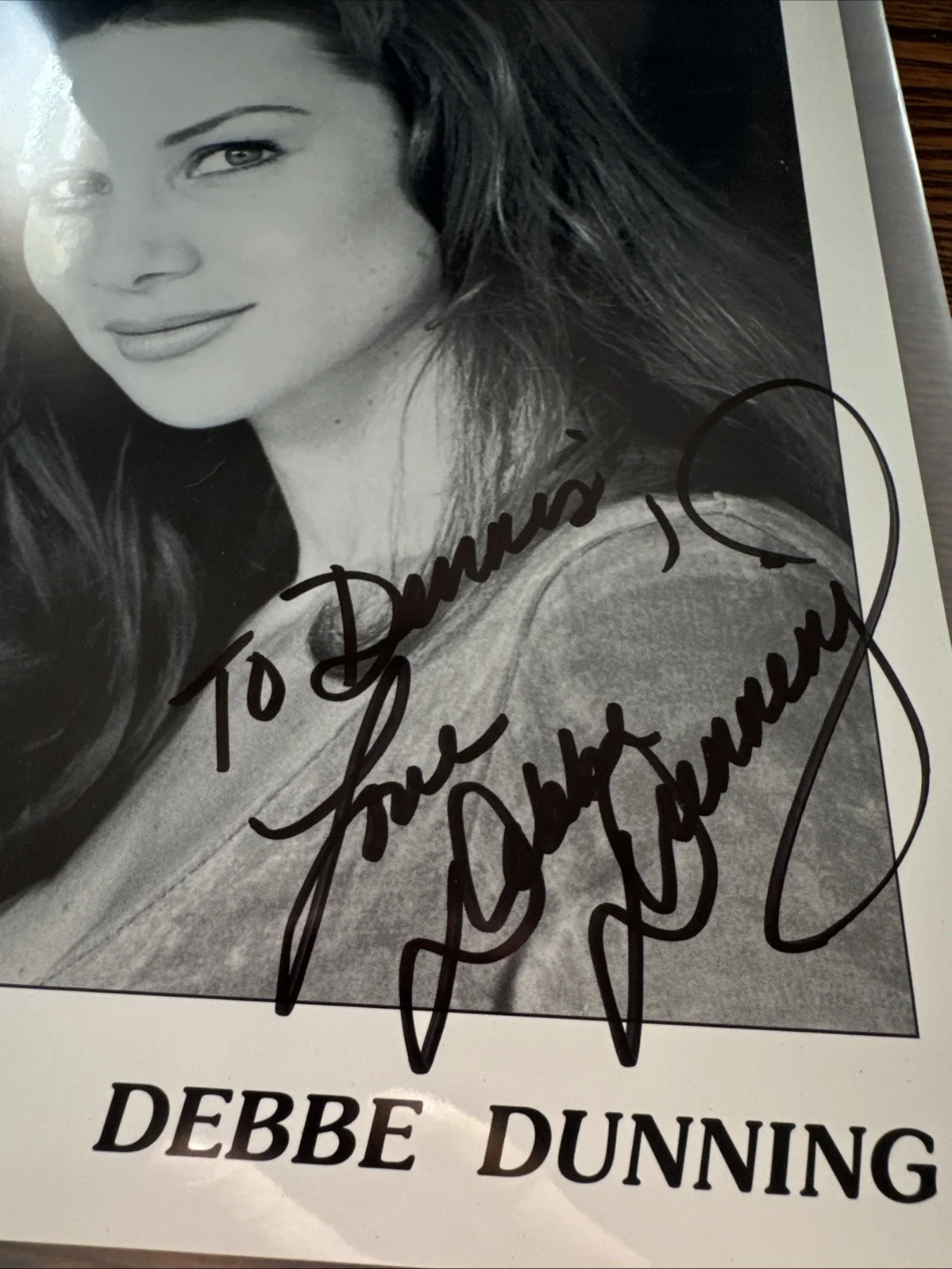 Debbe Dunning — DEBBE DUNNING Tool Time hand signed 8x10 promo photo Home Improvement Autograph, изображение 2