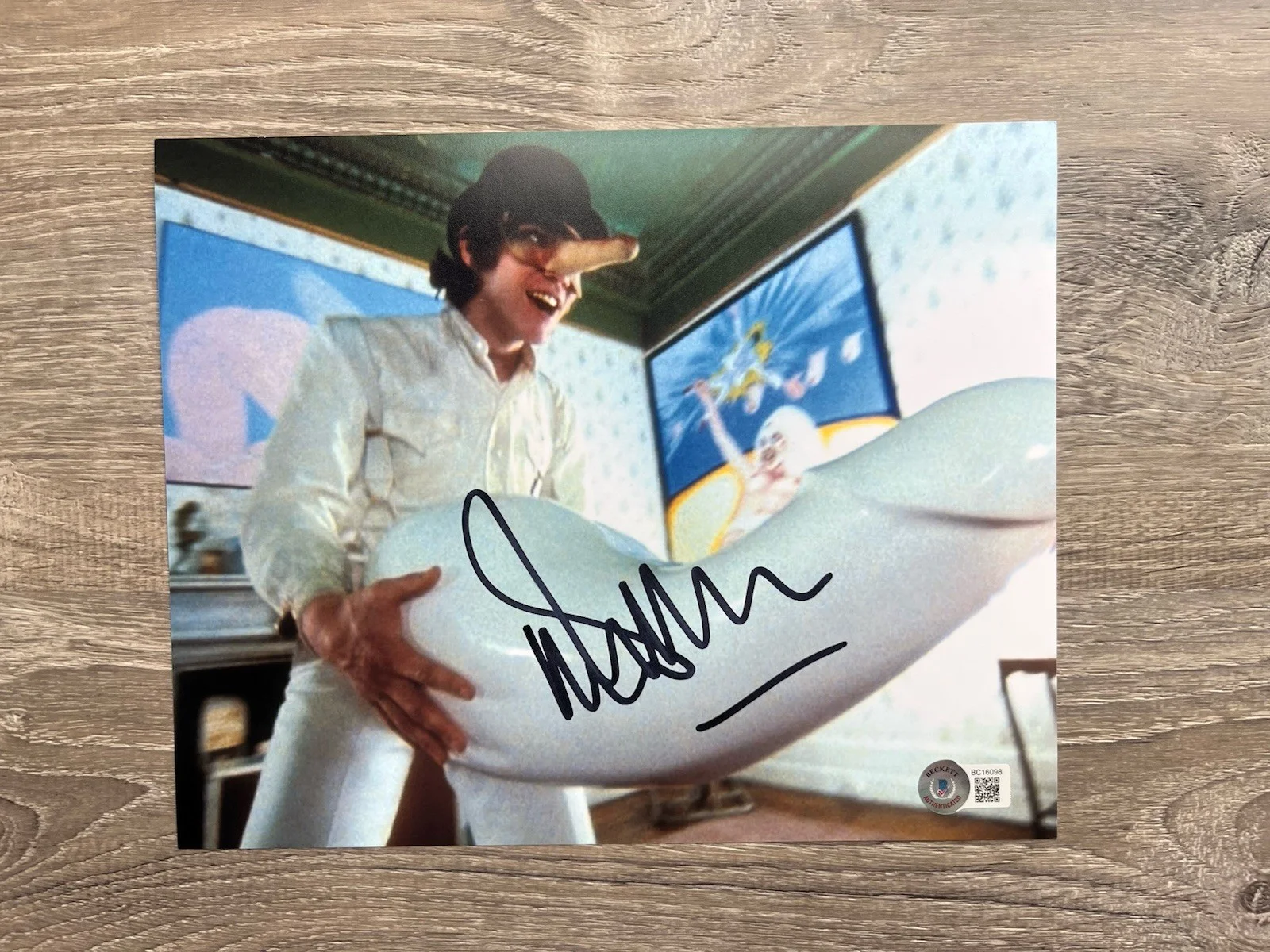 Malcolm Mcdowell — Malcolm McDowell Signed A Clockwork Orange 8x10 Photo Beckett COA Alex DeLarge, изображение 2