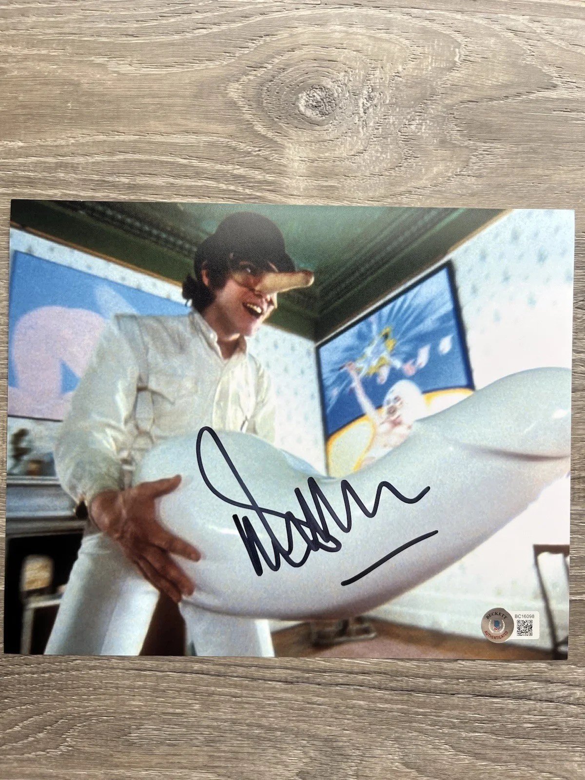 Malcolm Mcdowell — Malcolm McDowell Signed A Clockwork Orange 8x10 Photo Beckett COA Alex DeLarge, изображение 4
