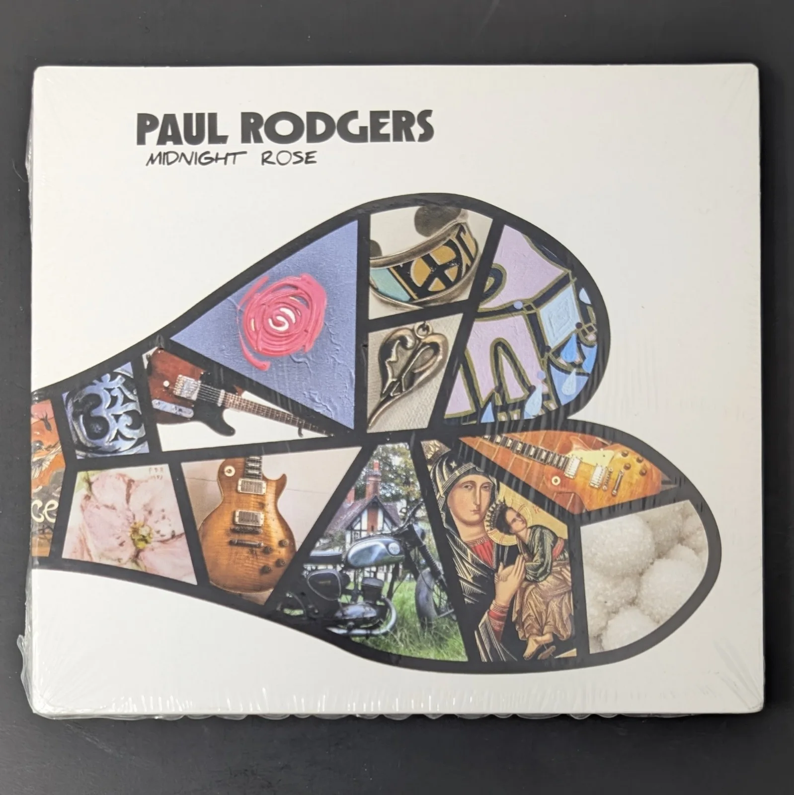 Paul Rodgers Midnight Rose CD Signed Insert Bad Company Free Smudged Autograph, изображение 3