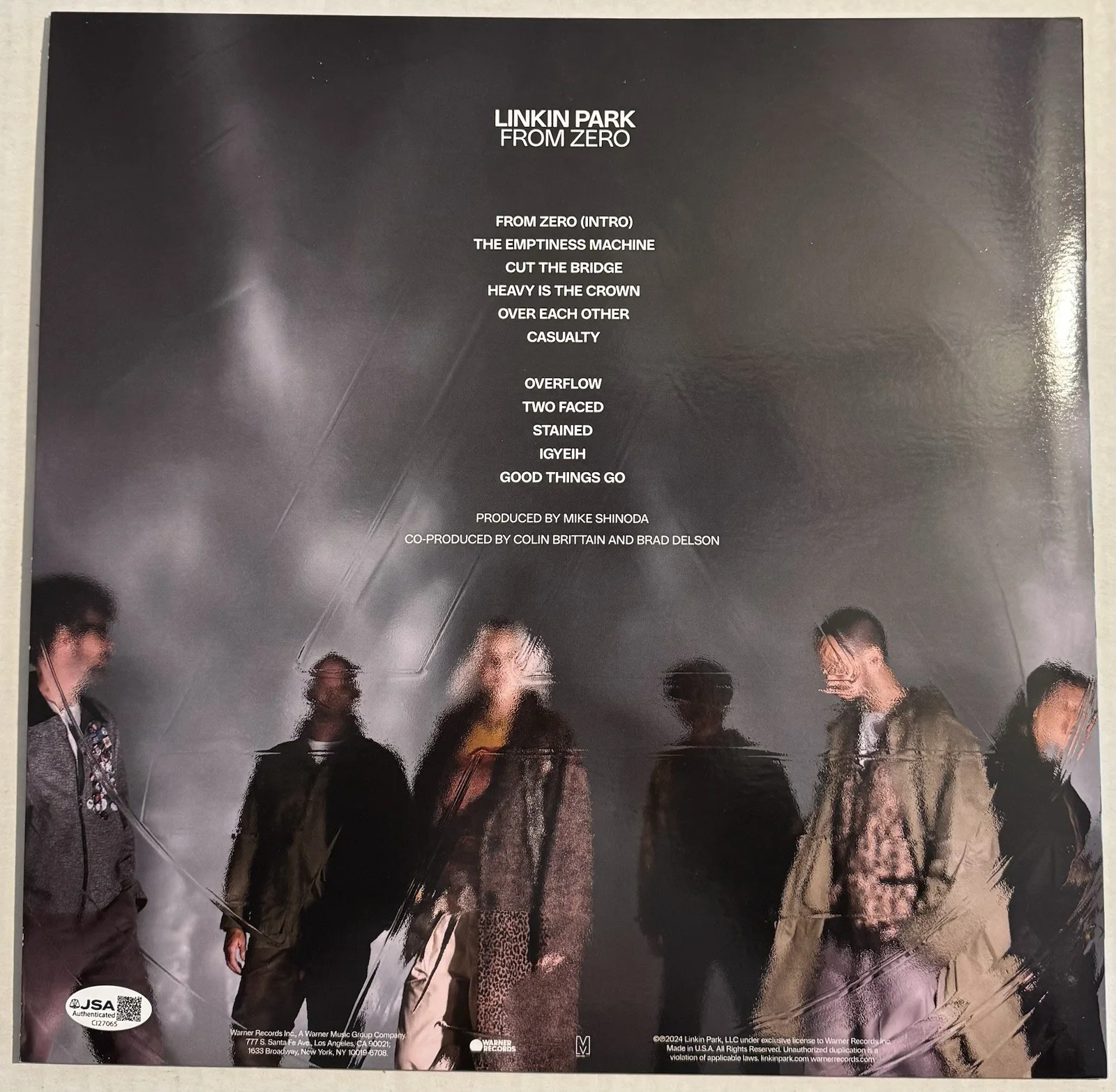 Singer Emily Armstrong Signed Linkin Park “From Zero” 2024 Vinyl With JSA COA, image 2