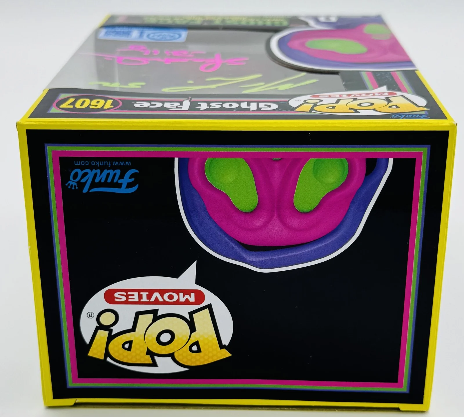 Matthew Lillard — Matthew Lillard Skeet Ulrich signed Ghostface Blacklight Funko 1607 Scream BAS 3, изображение 4