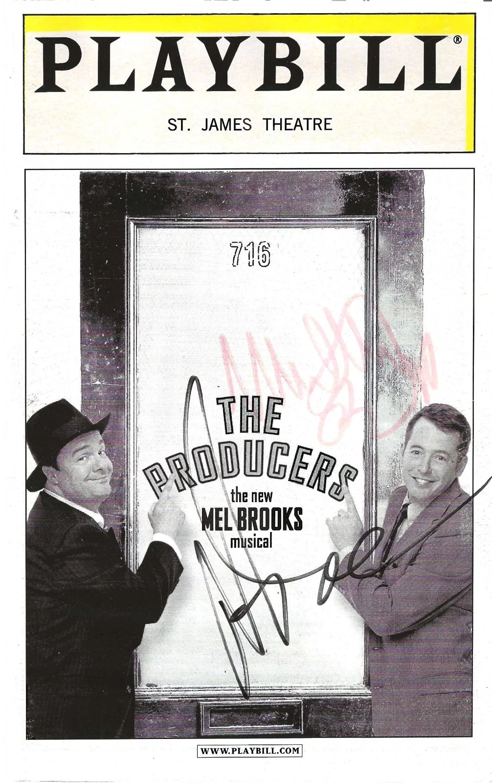 Matthew Broderick, Nathan Lane — Matthew Broderick & Nathan Lane Autographed "THE PRODUCERS" SIGNED PLAYBILL