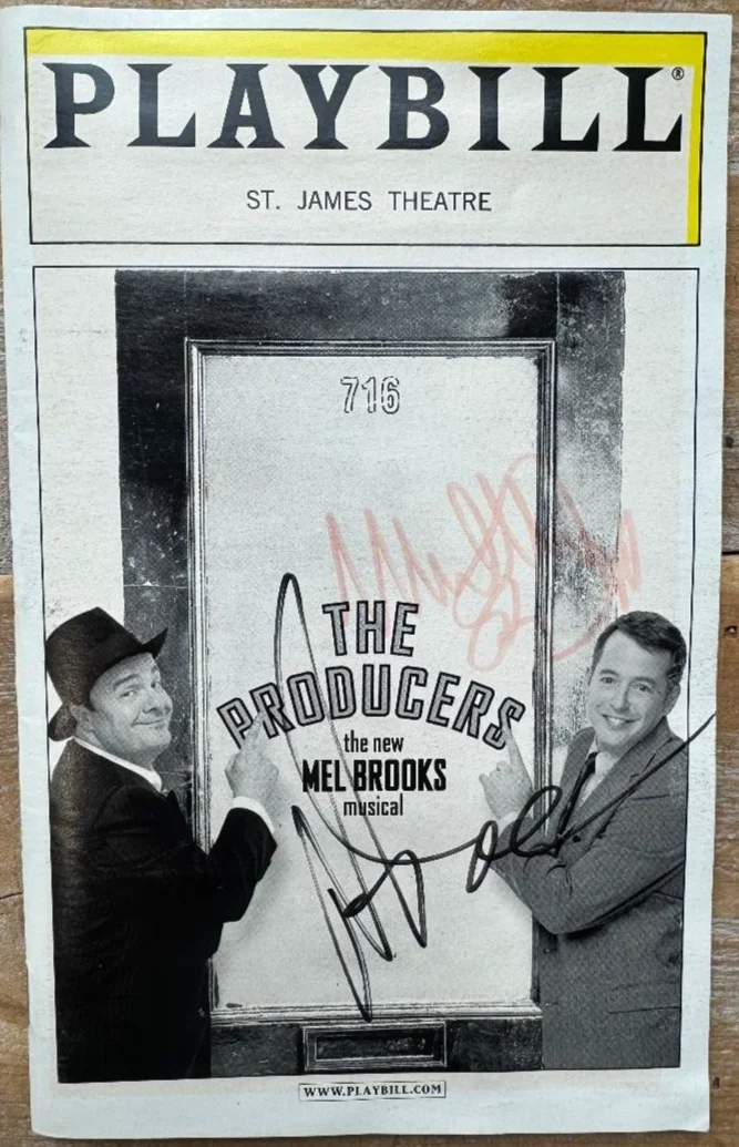 Matthew Broderick, Nathan Lane — Matthew Broderick & Nathan Lane Autographed "THE PRODUCERS" SIGNED PLAYBILL, изображение 4