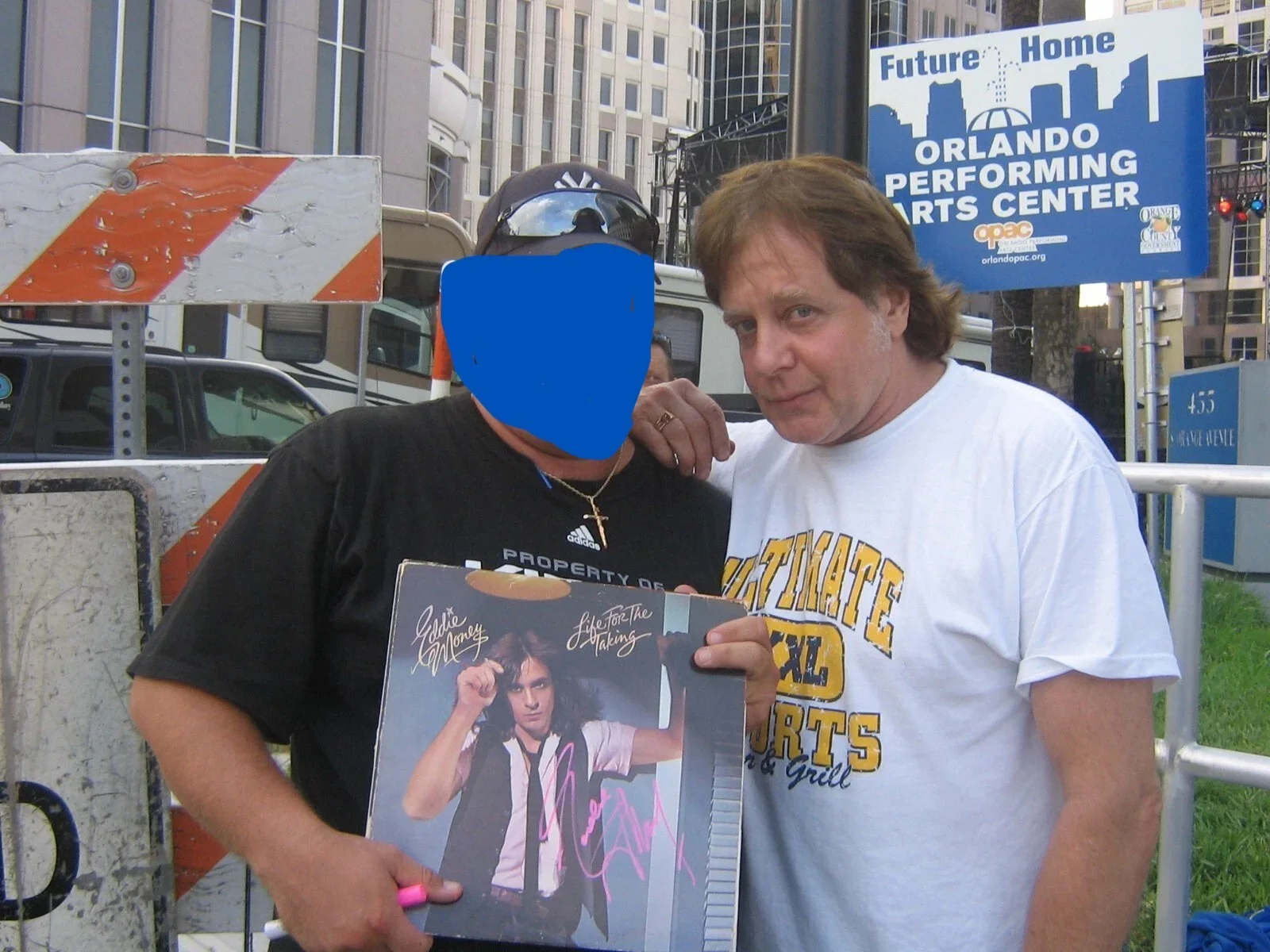 EDDIE MONEY (RIP) AUTHENTIC AUTOGRAPHED/SIGNED VINYL RECORD ALBUM, image 2