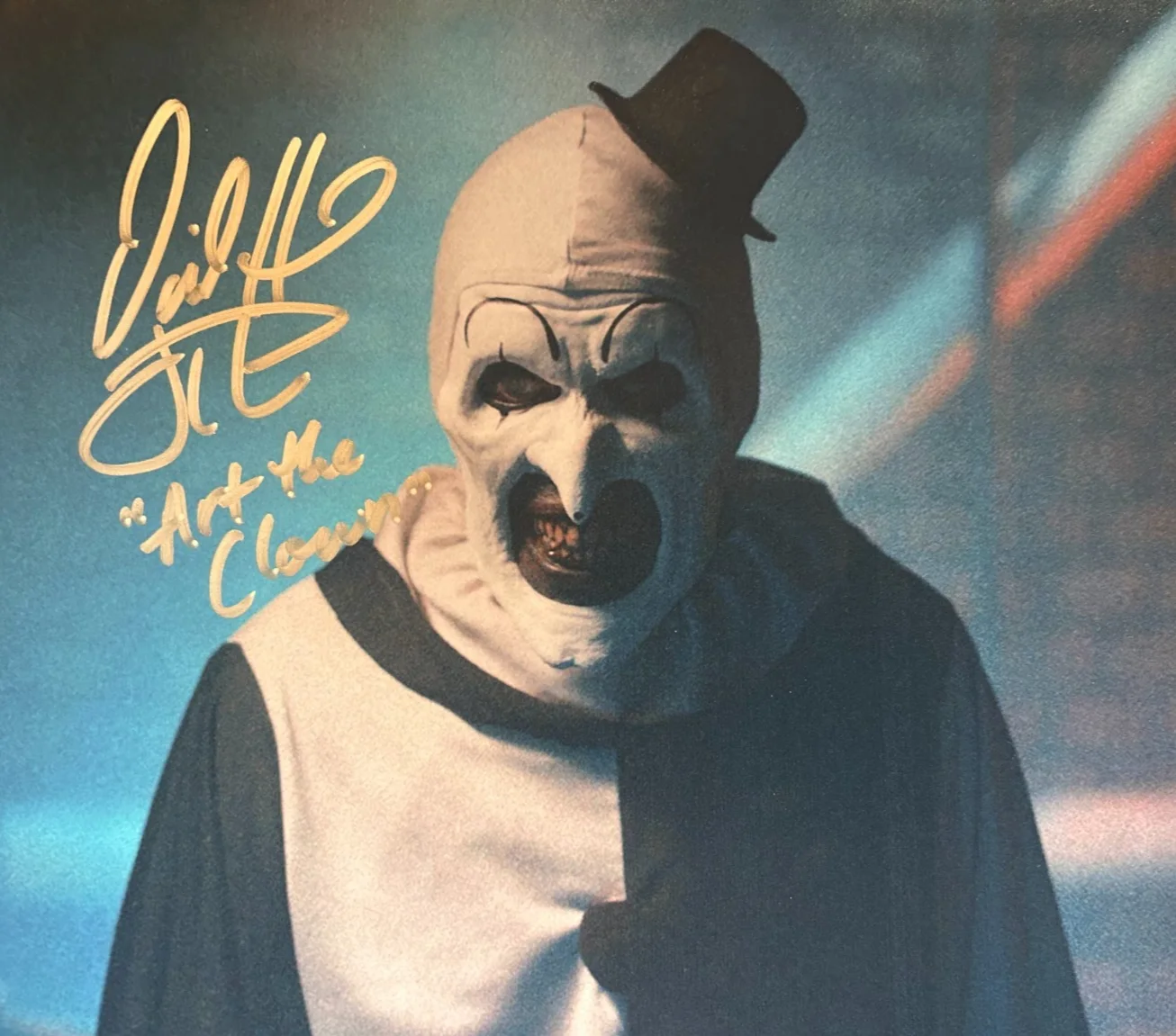 David Howard Thornton — David Howard Thronton: Signed TERRIFIER 8x10" Authentic Autograph w/COA, image 3