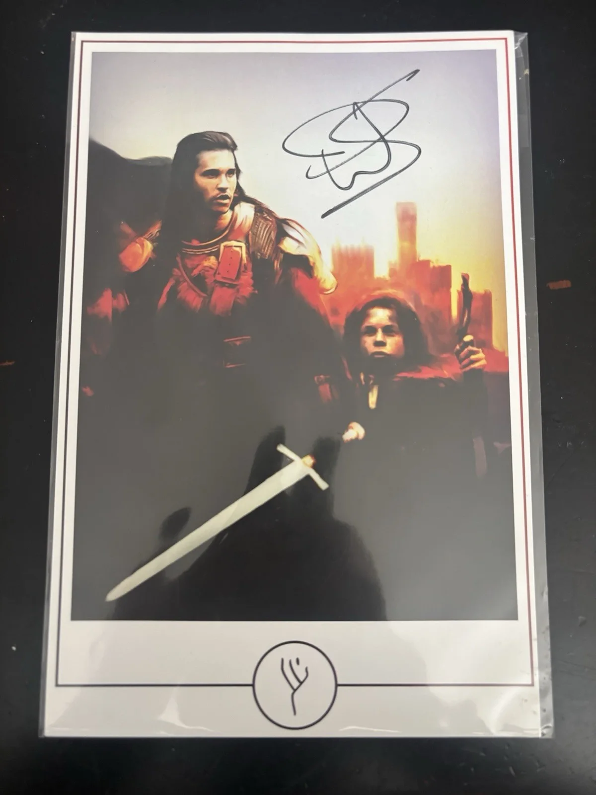 Warwick Davis — Warwick Davis Signed 6.5x10 Willow Photograph Photo Photocard With coa