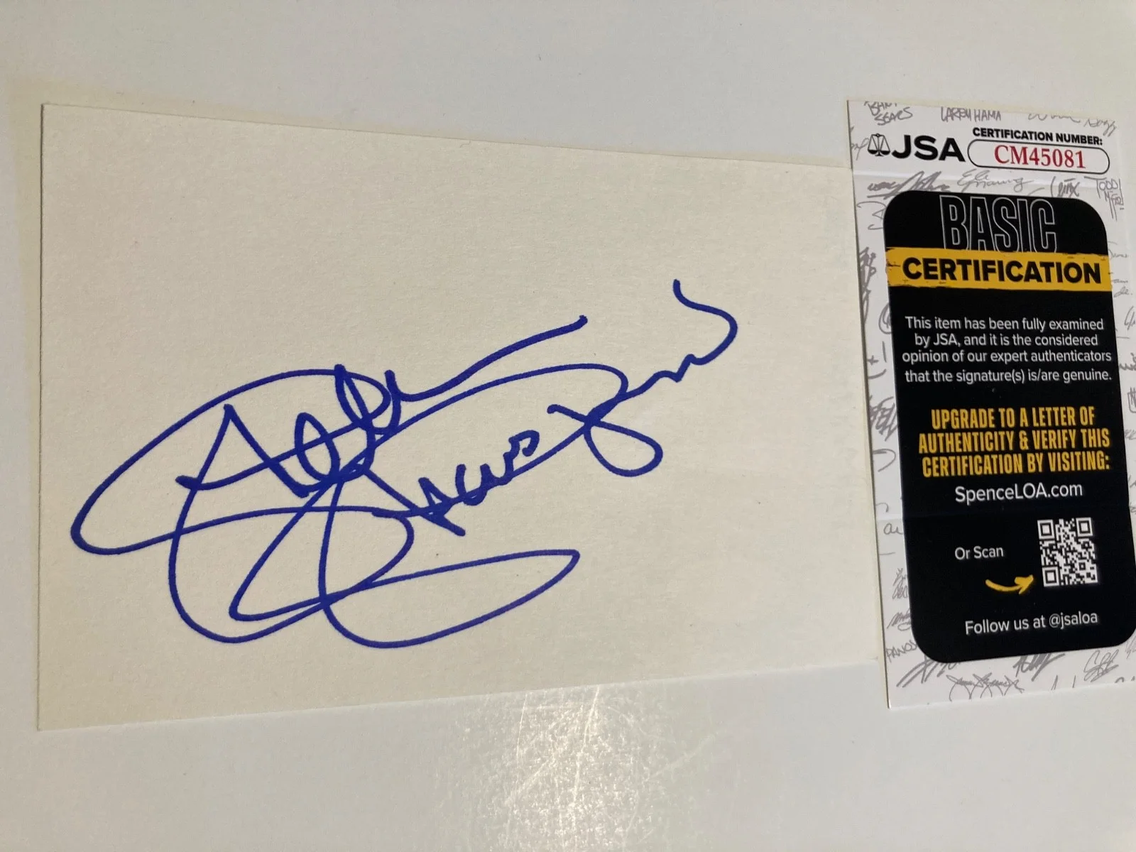 STELLAN SKARSGARD — STELLAN SKARSGARD signed 4x6 card "CHERNOBYL", "RONIN", "DUNE" JSA#CM45081