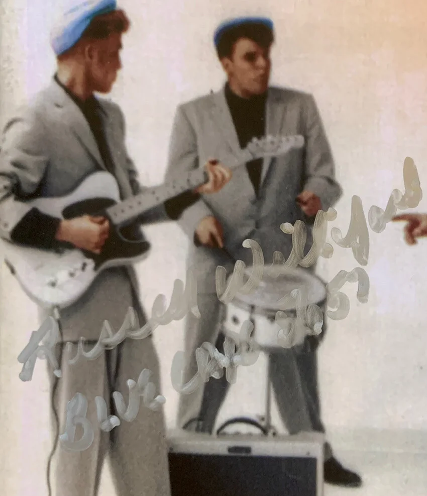 Russell Williford — 1957 Russell WILLIFORD SIGNED Gene Vincent Movie Photo Blue Caps Vintage #50/50, изображение 2