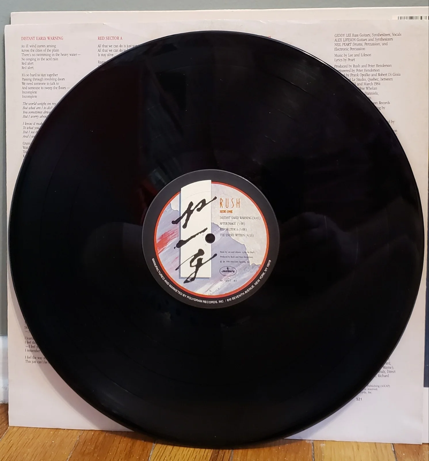 Rush - Grace Under Pressure - 1984 - Mercury - Vinyl, image 2