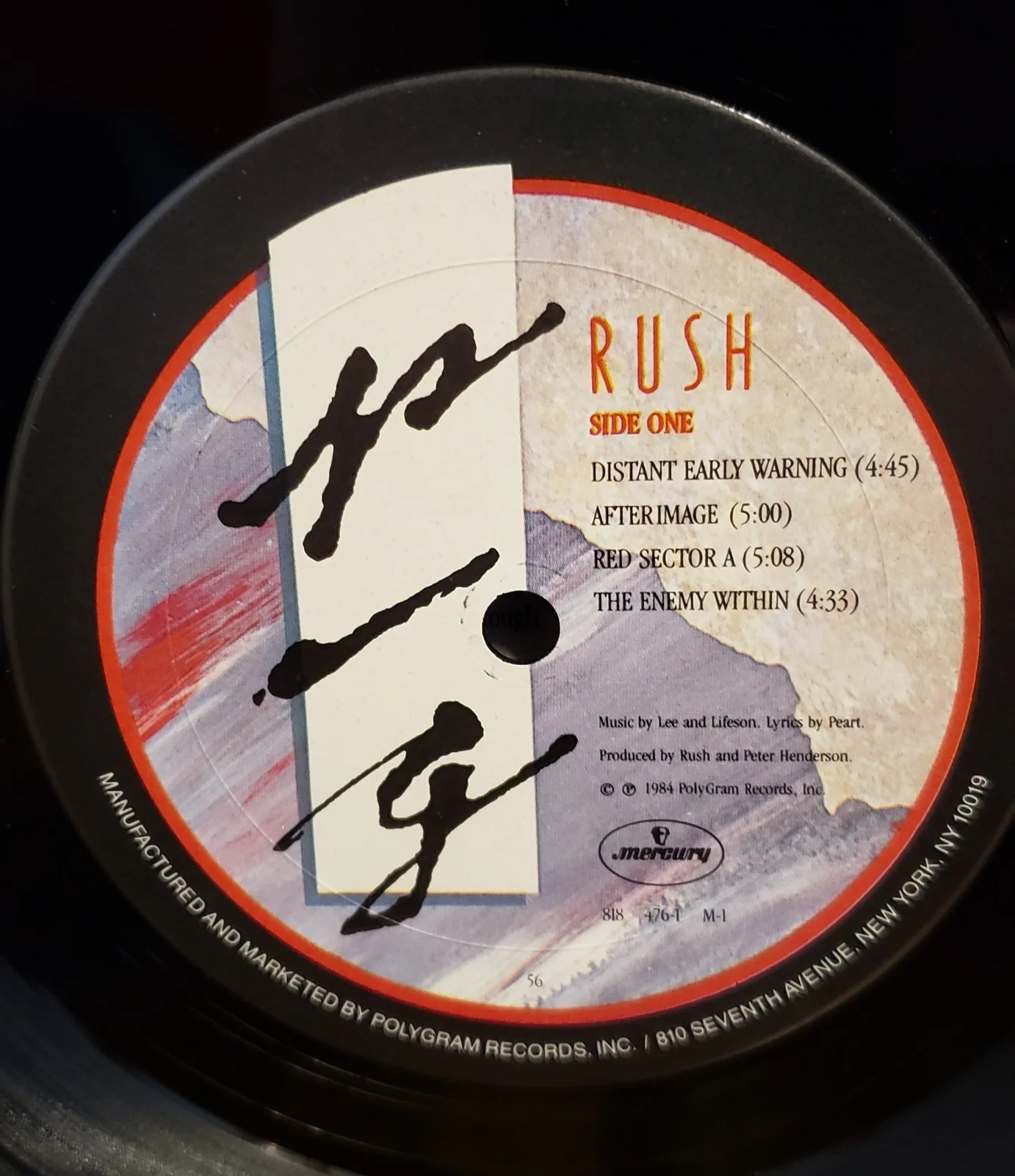 Rush - Grace Under Pressure - 1984 - Mercury - Vinyl, image 4