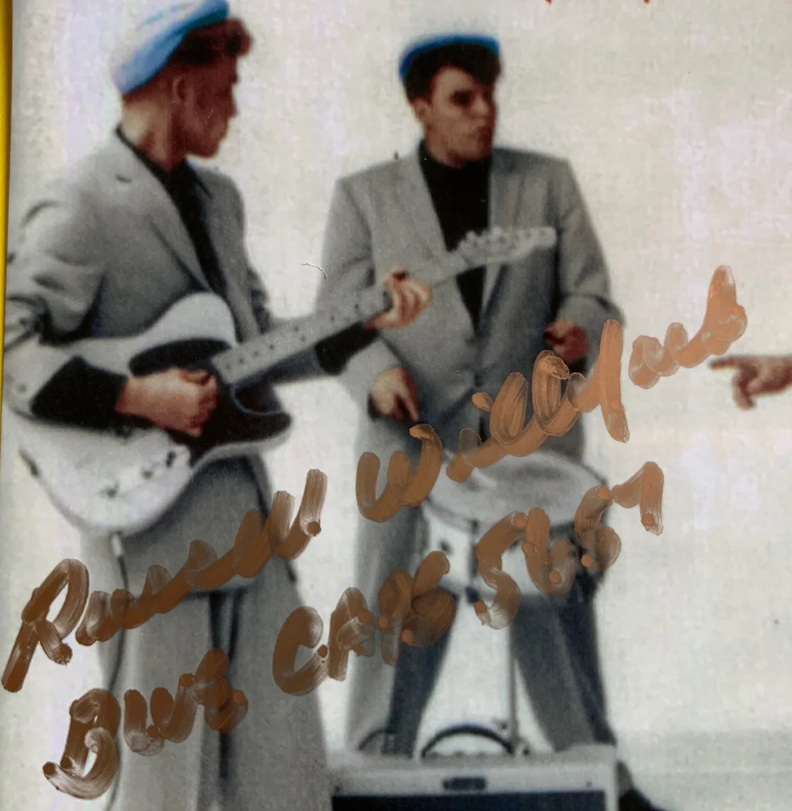 Russell Williford — 1957 Russell WILLIFORD SIGNED Gene Vincent Movie Photo Blue Caps Vintage #45/50, изображение 2