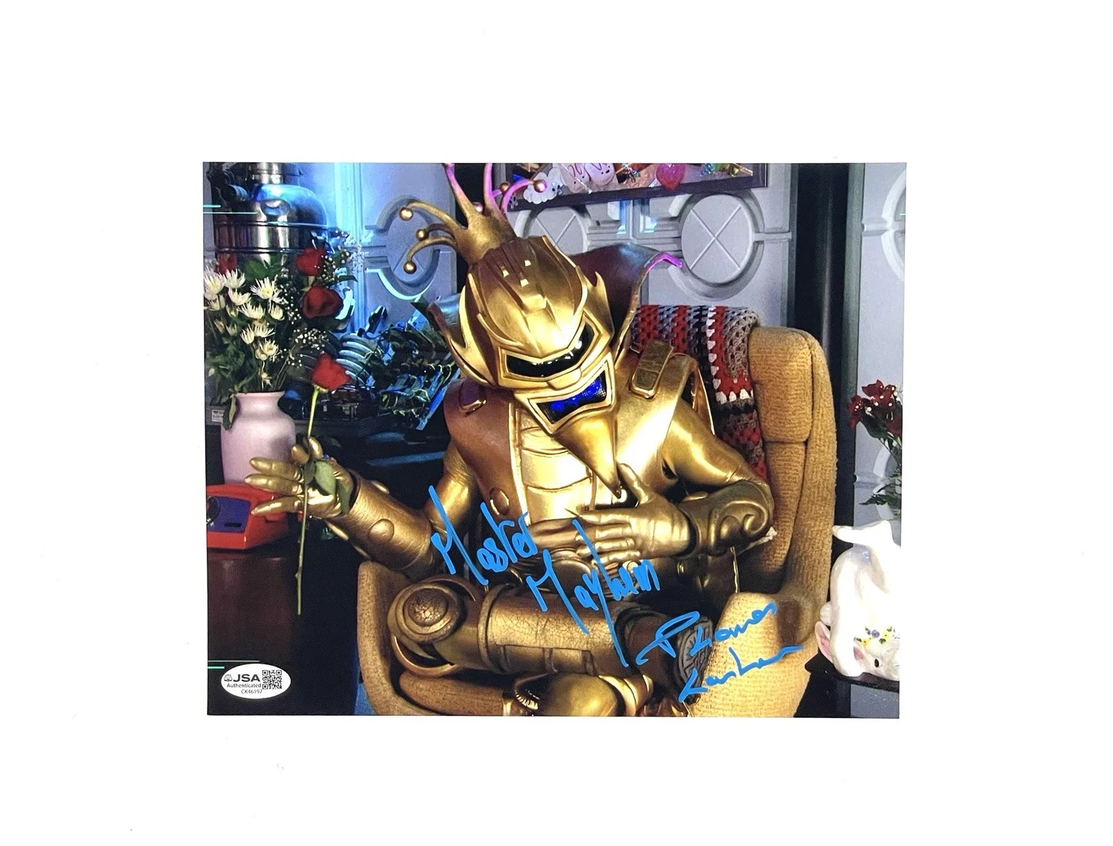 Thomas Lorber — Monster Mayhem Master Mayhem Autographed Nacho Cheese Photo Thomas Lorber JSA, image 2