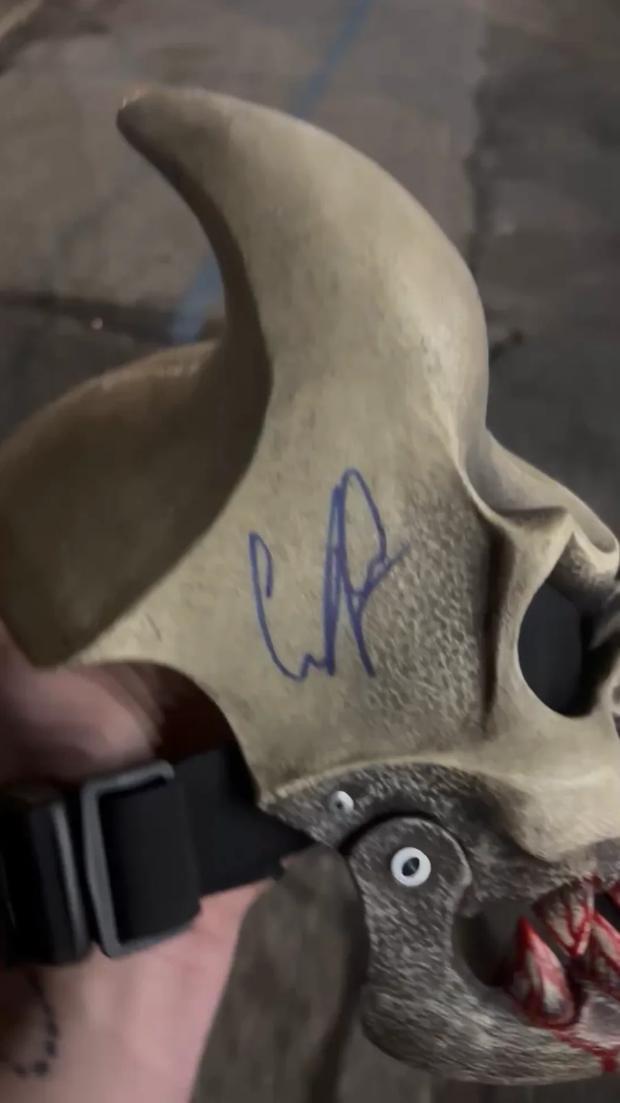 Slaughter To Prevail -Signed- Official/Authentic Gold “Kid of Darkness” Mask, image 2