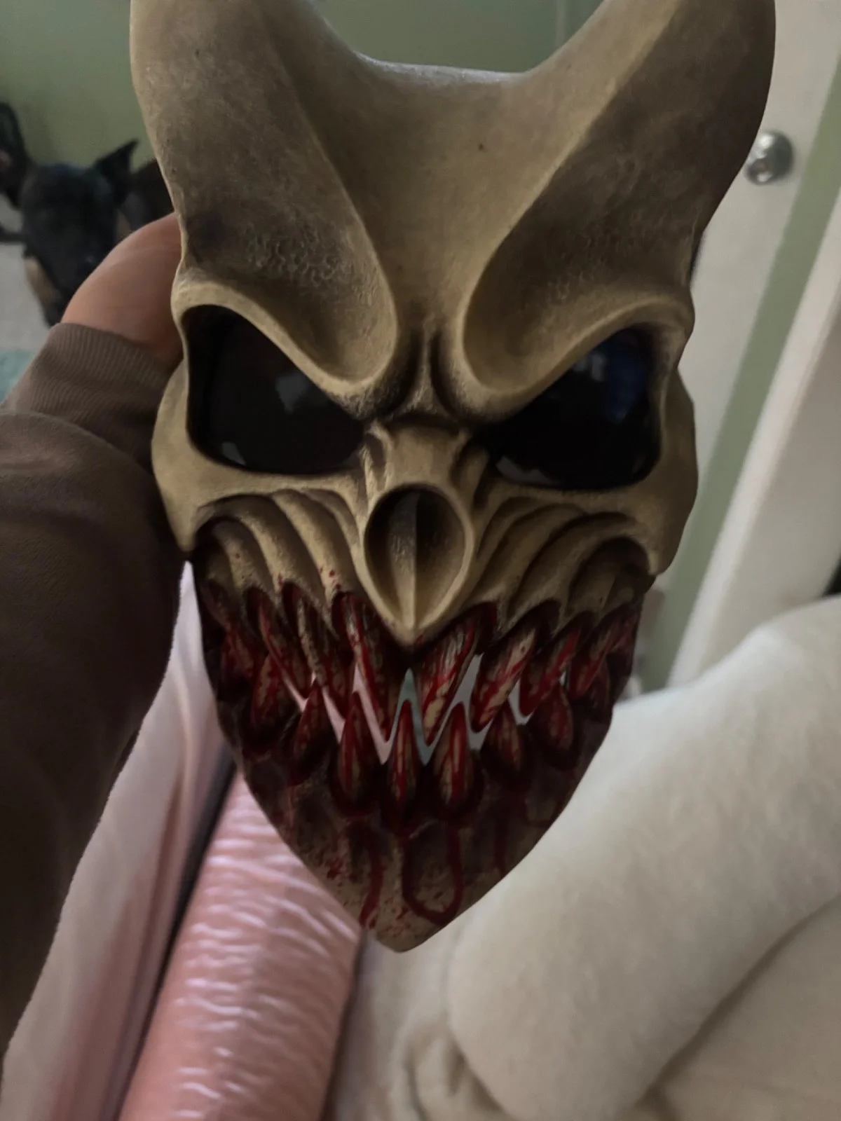 Slaughter To Prevail -Signed- Official/Authentic Gold “Kid of Darkness” Mask, image 3