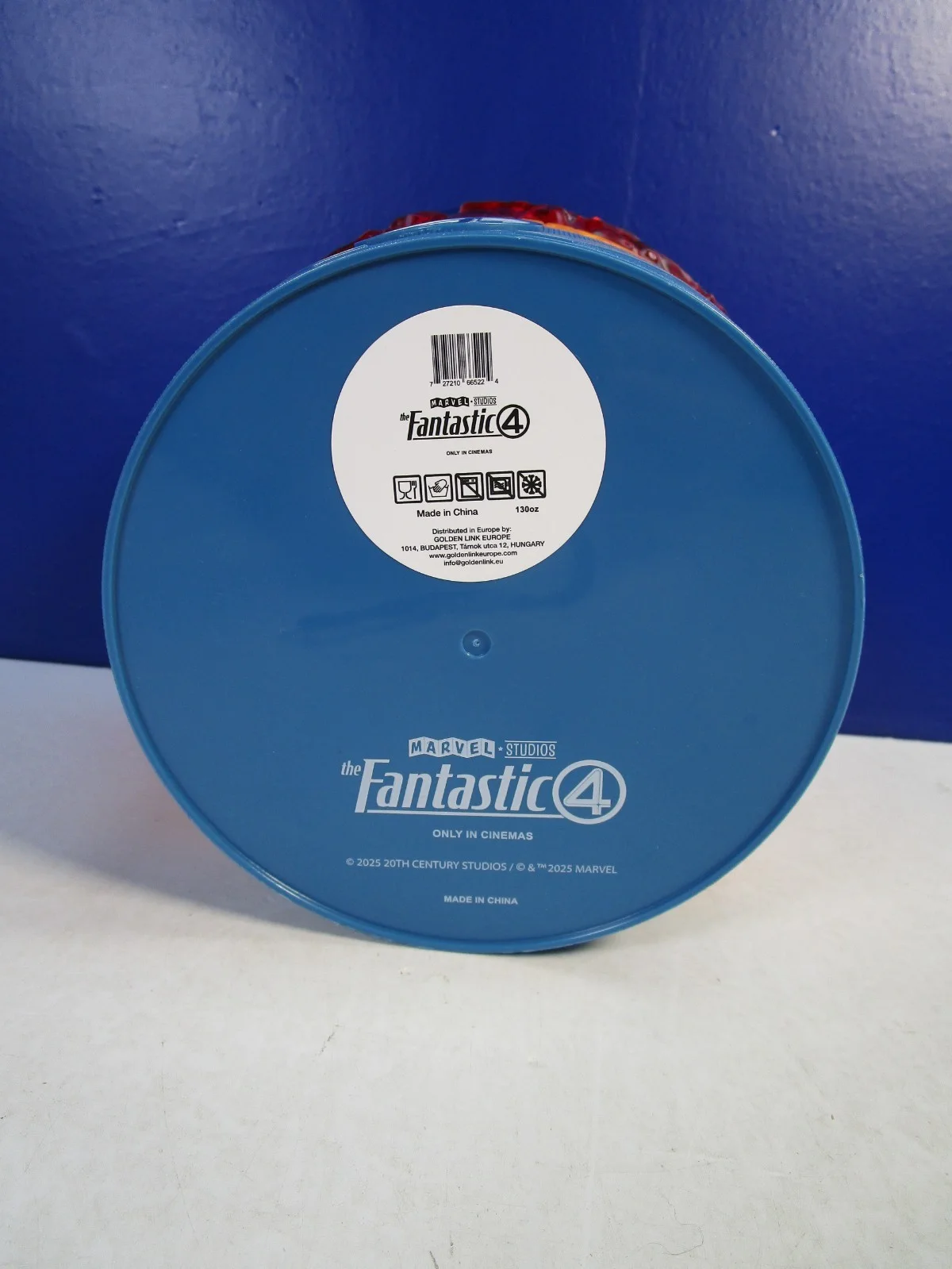 large FF FANTASTIC FOUR 4 FIRST STEPS POPCORN BUCKET MOVIE CINEMA official merch, изображение 3