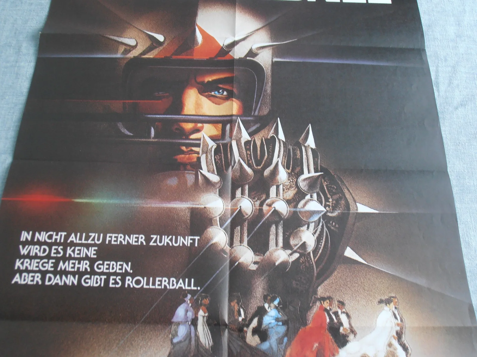 ROLLERBALL Original 1975 German A1 sheet poster - 23 1/2" x 33" JAMES CAAN, изображение 4