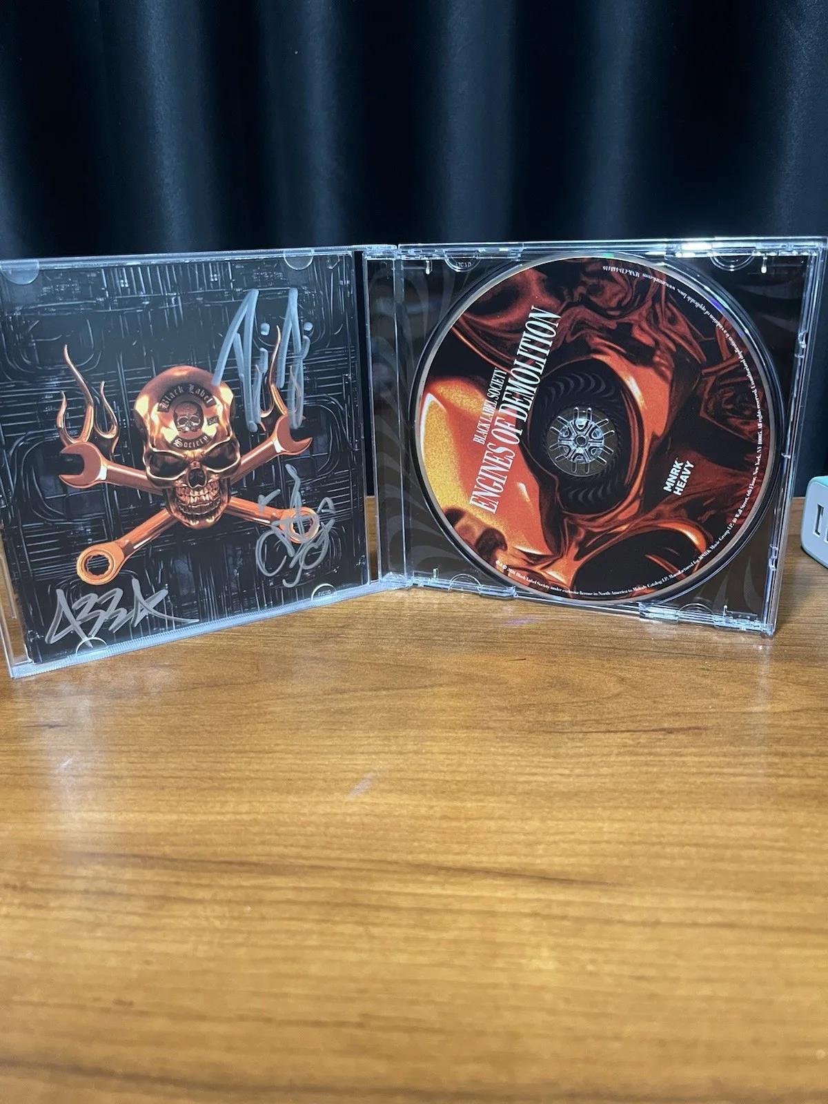 Black Label Society Zakk Wilde Signed Autographed Engines Of Demolition Cd, image 2