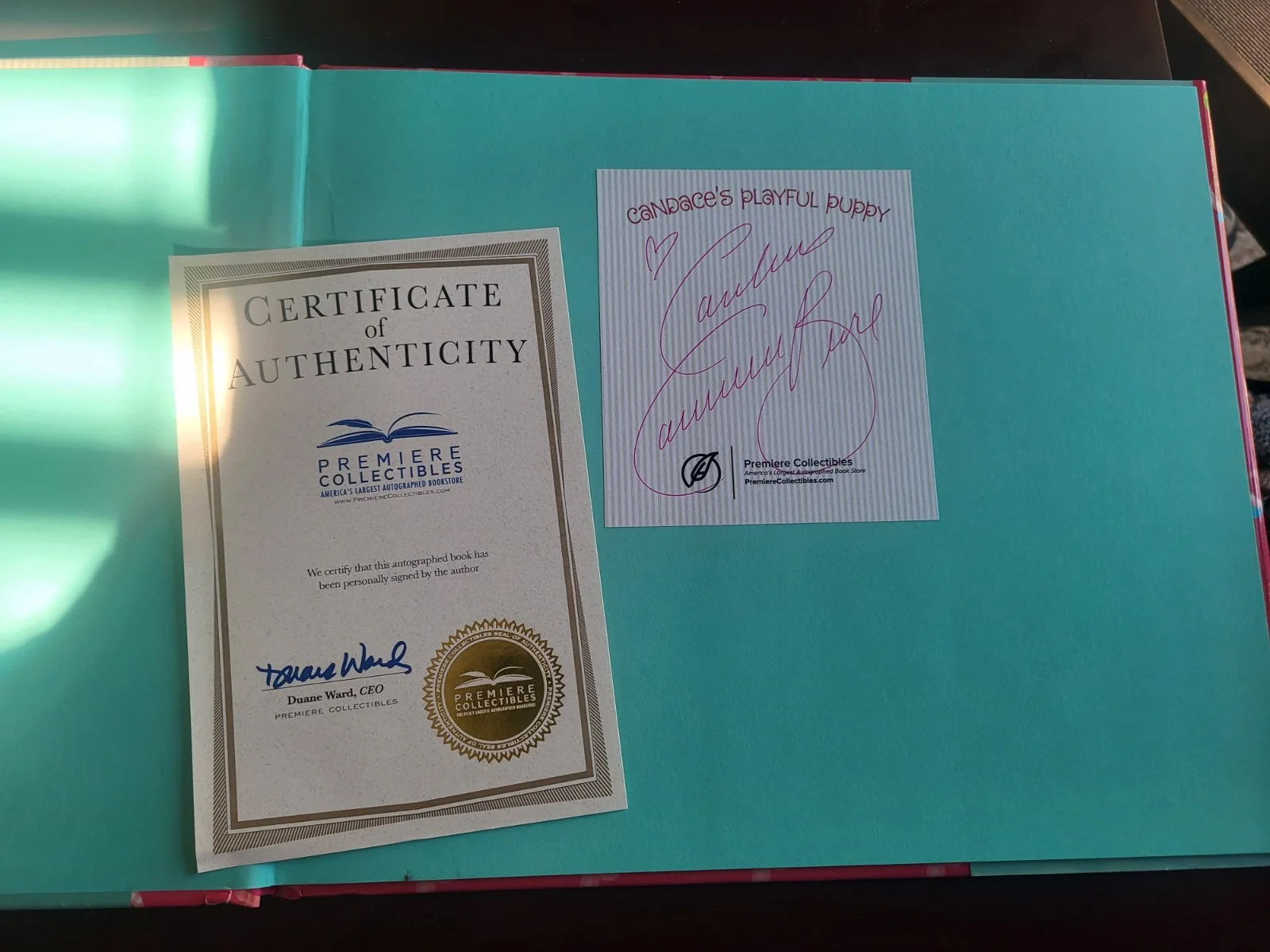 Candace Cameron Bure — CANDACE CAMERON BURE " Candace's Playful Puppy" SIGNED W/COA 1ST EDITION, изображение 4