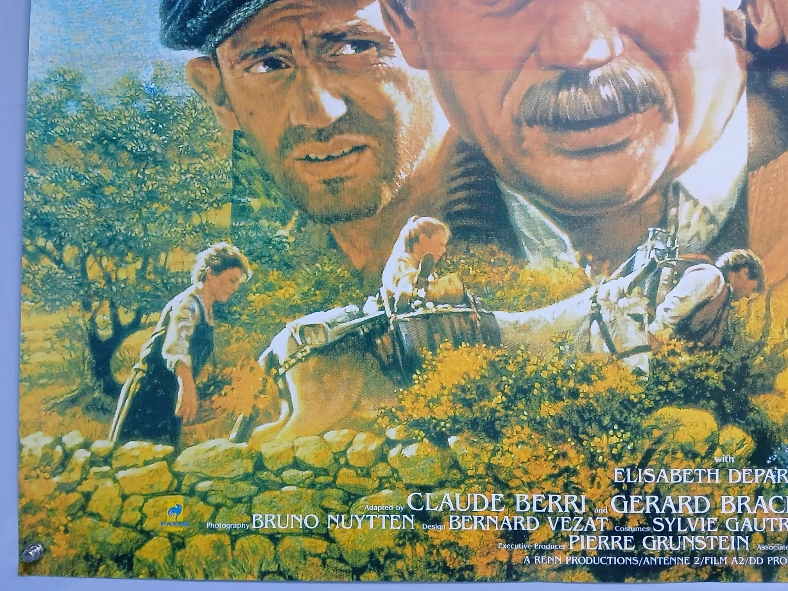 JEAN DE FLORETTE (1986,RR1999) original double-sided quad poster - M. Jouin art, изображение 4