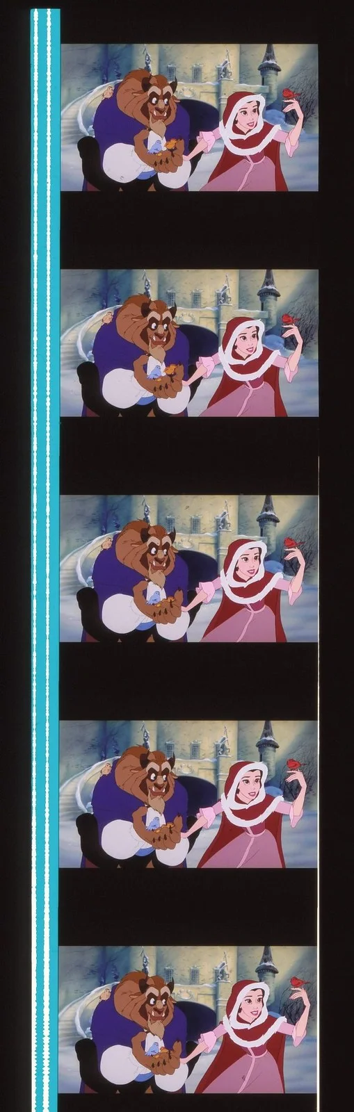 Beauty and the Beast 35mm Film Cell strip very Rare var_e, изображение 3