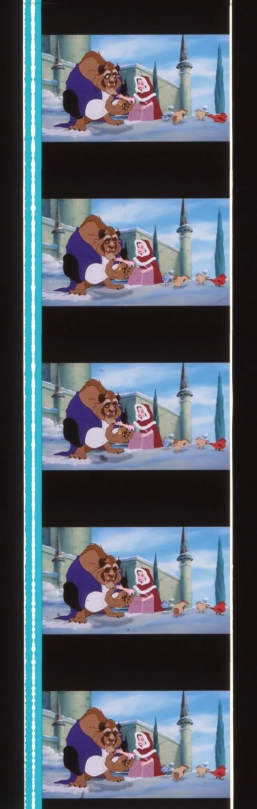 Beauty and the Beast 35mm Film Cell strip very Rare var_e, изображение 4
