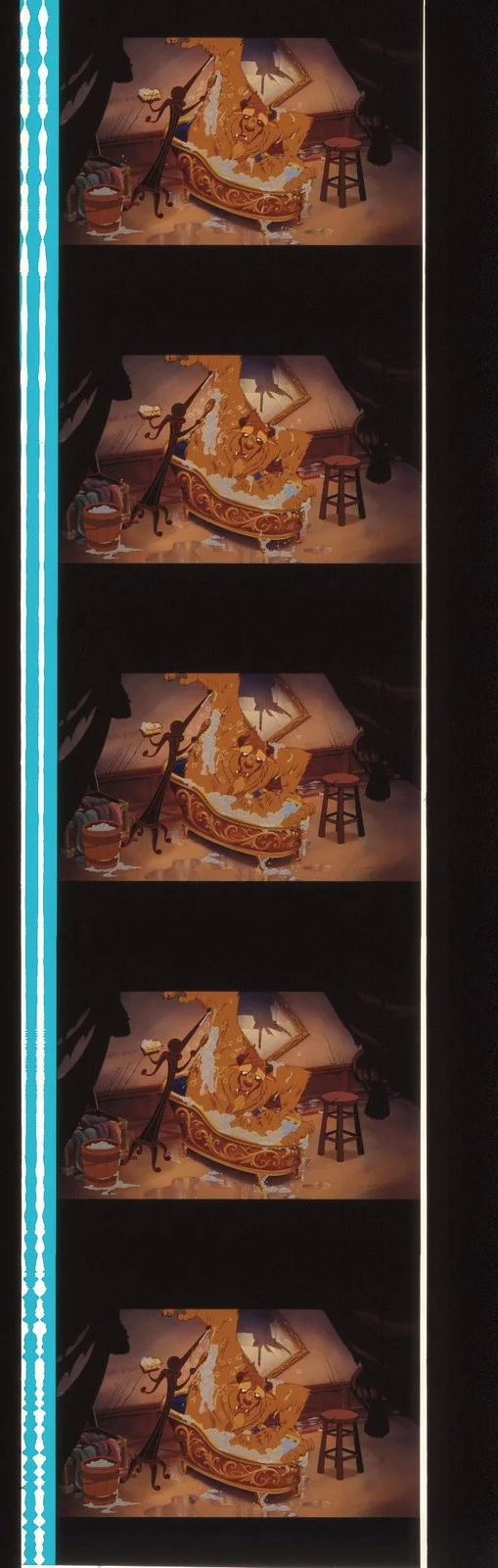 Beauty and the Beast 35mm Film Cell strip very Rare var_e, изображение 5