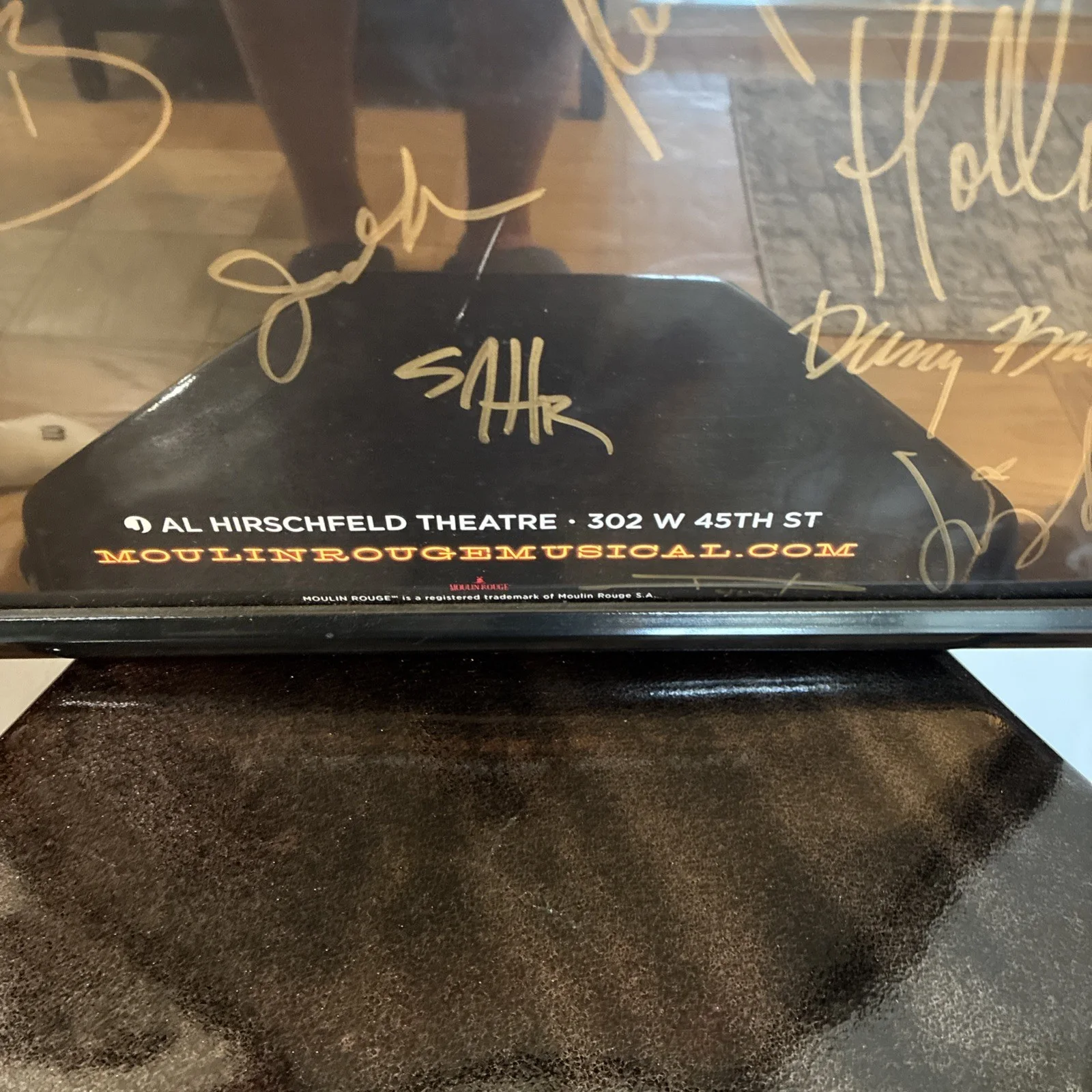 Moulin Rouge Signed Broadway framed Poster, image 4