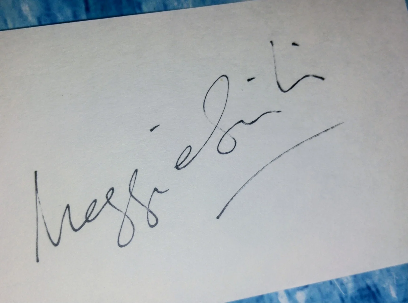 Maggie Smith Hand Signed Autograph Index Card COA - NO US TARIFFS, image 3