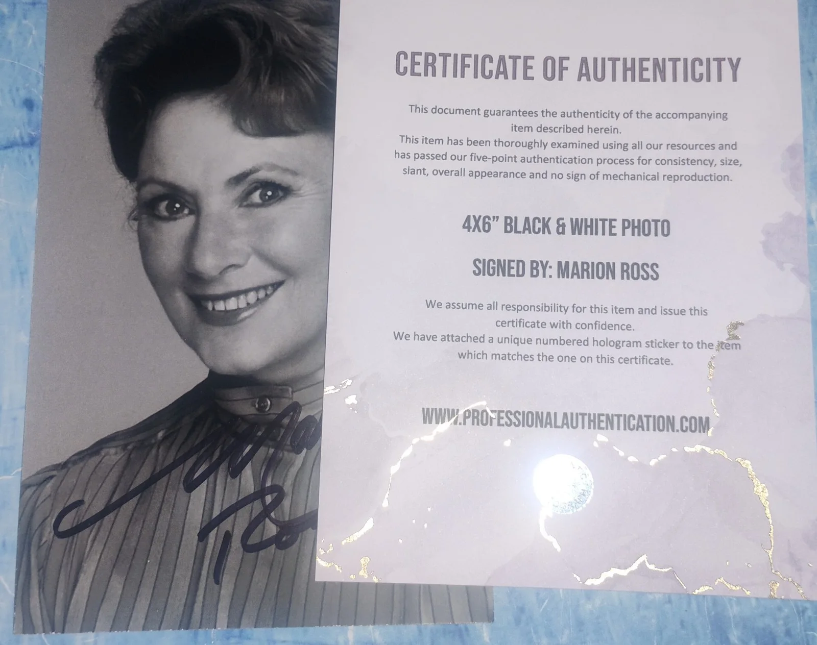 Marion Ross Hand Signed Autograph Photo COA Happy Days NO US TARIFFS, image 4