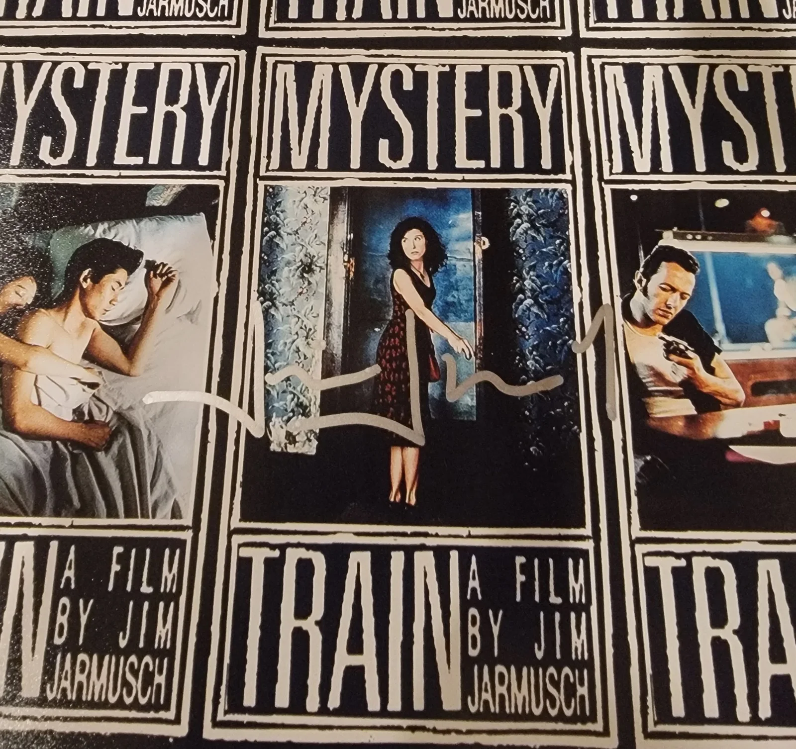 Jim Jarmusch — Jim Jarmusch signed 12x18 photo autograph PSA DNA Mystery Train poster, изображение 3