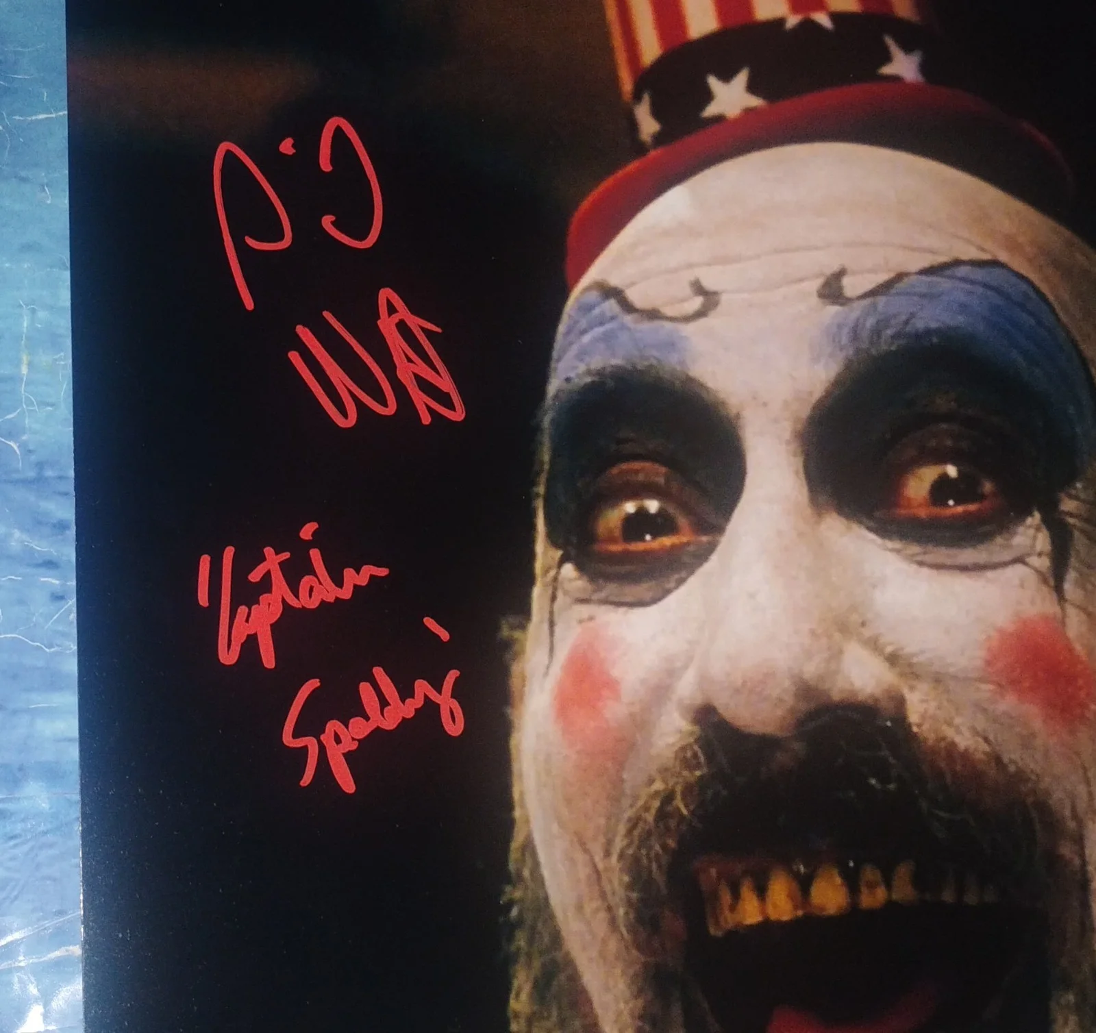 Sid Haig Hand Signed 11x14 Photo COA Captain Spaulding NO US TARIFFS, изображение 2