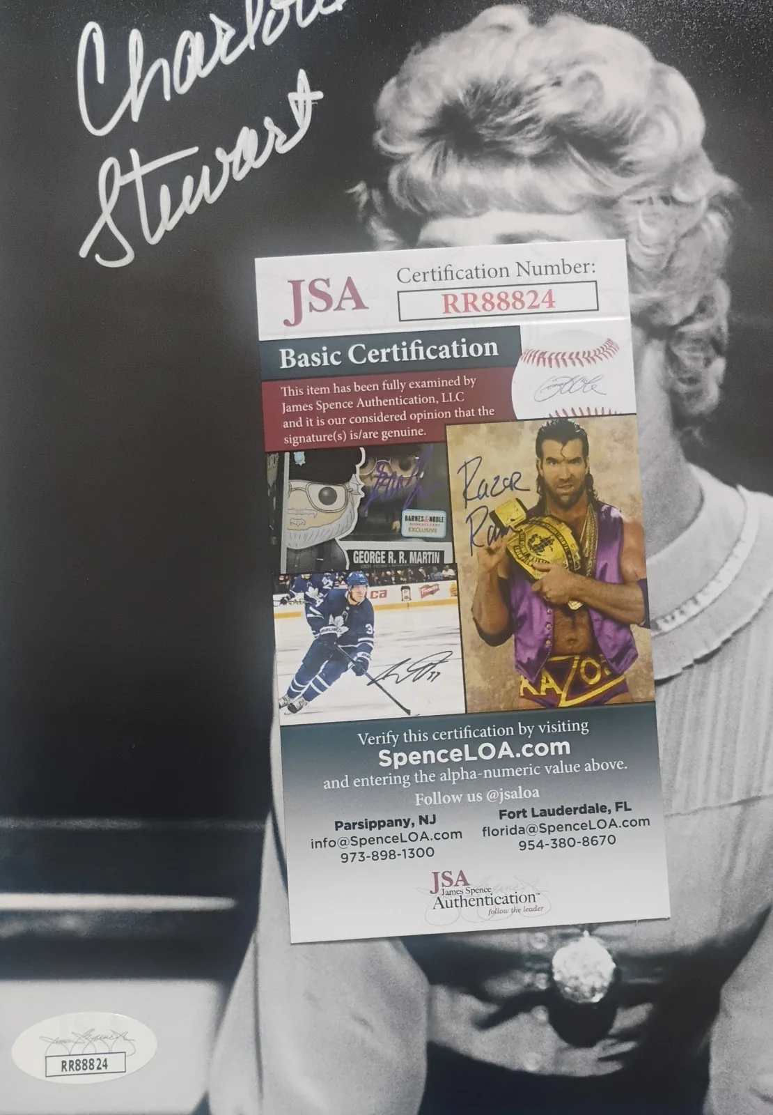 Charlotte Stewart Hand Signed 8x10 Photo JSA COA - NO US TARIFFS, image 4